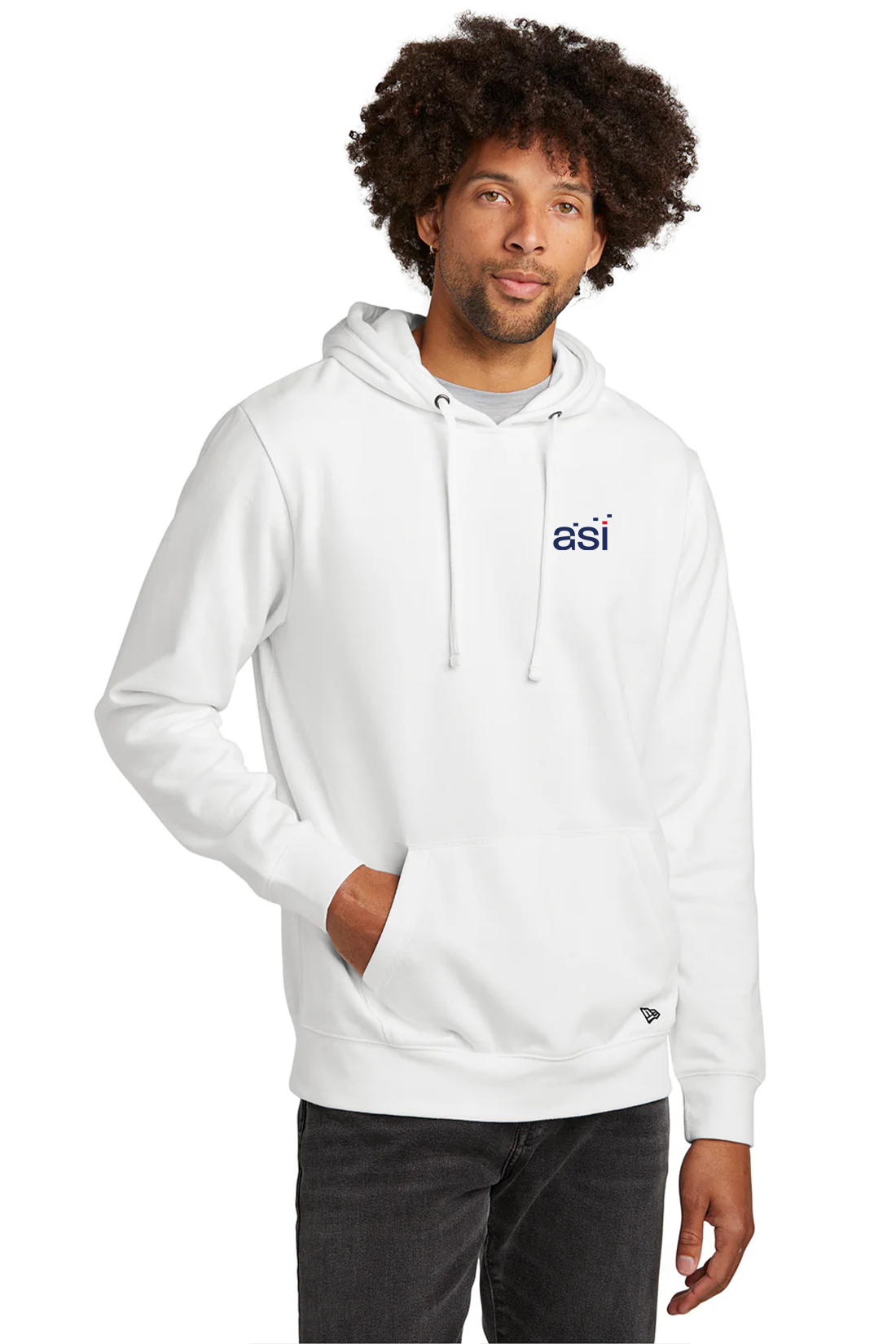 New Era Comeback Fleece Hoodie, White [ASI]