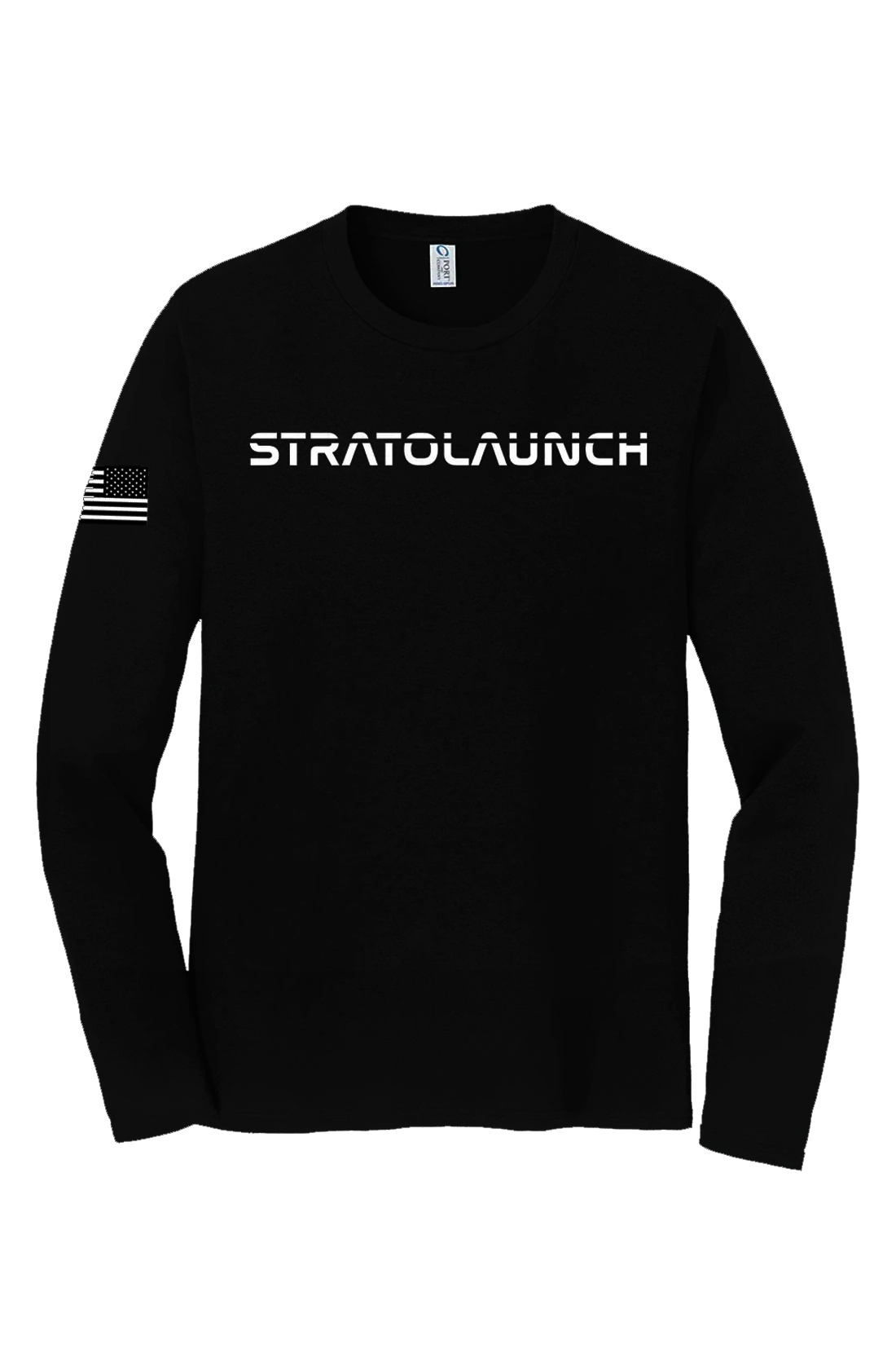Port & Company Long Sleeve Fan Favorite Tee, Jet Black [Stratolaunch]