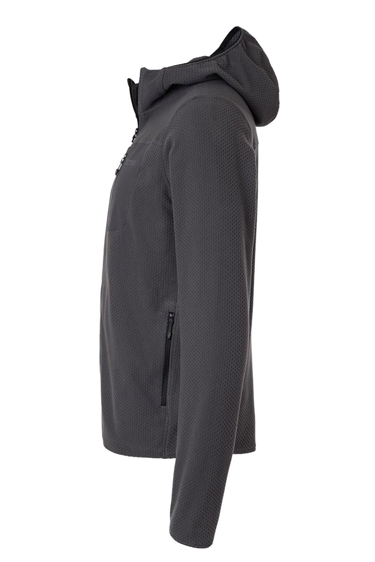 Marmot Air Custom Fleece Hooded Jackets, Blackened