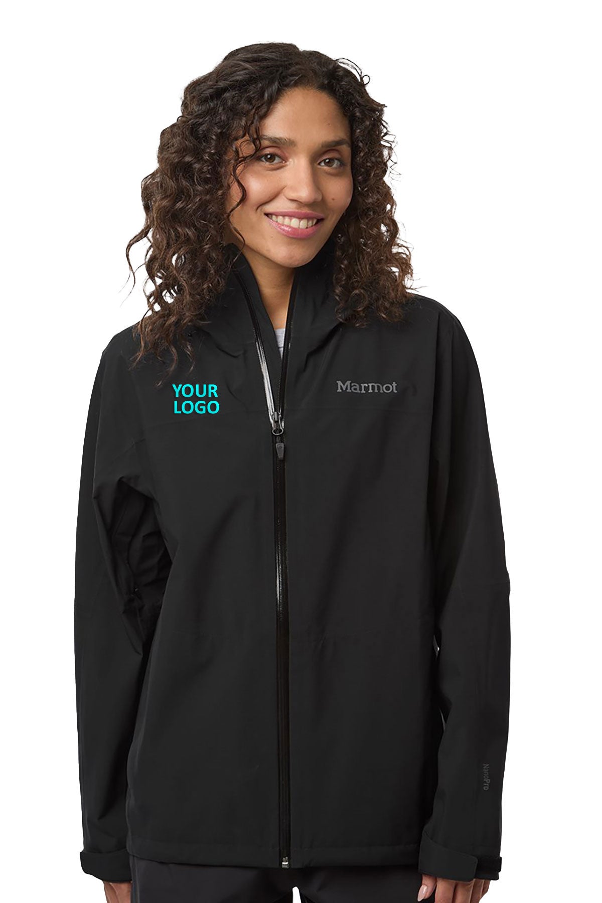 Marmot Women's PreCip Custom Evo Flex Hooded Jackets, Black