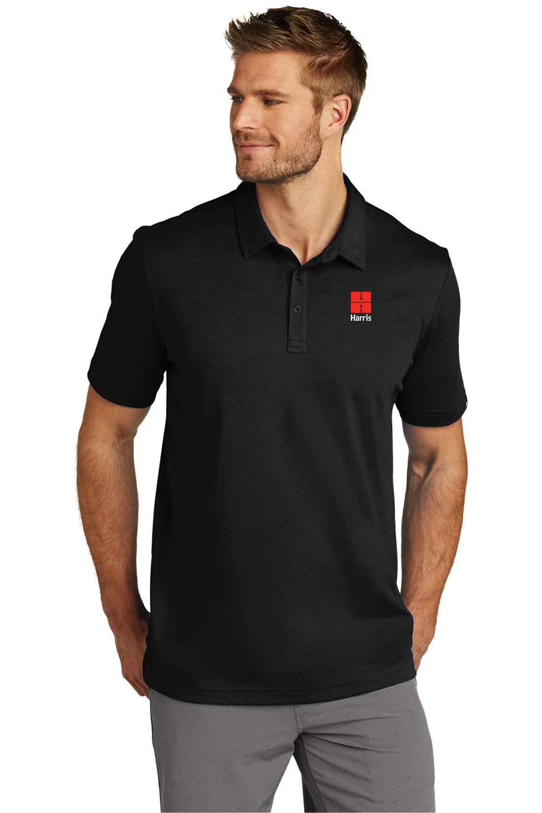 TravisMathew Oceanside Polo, Black [Harris & Associates]