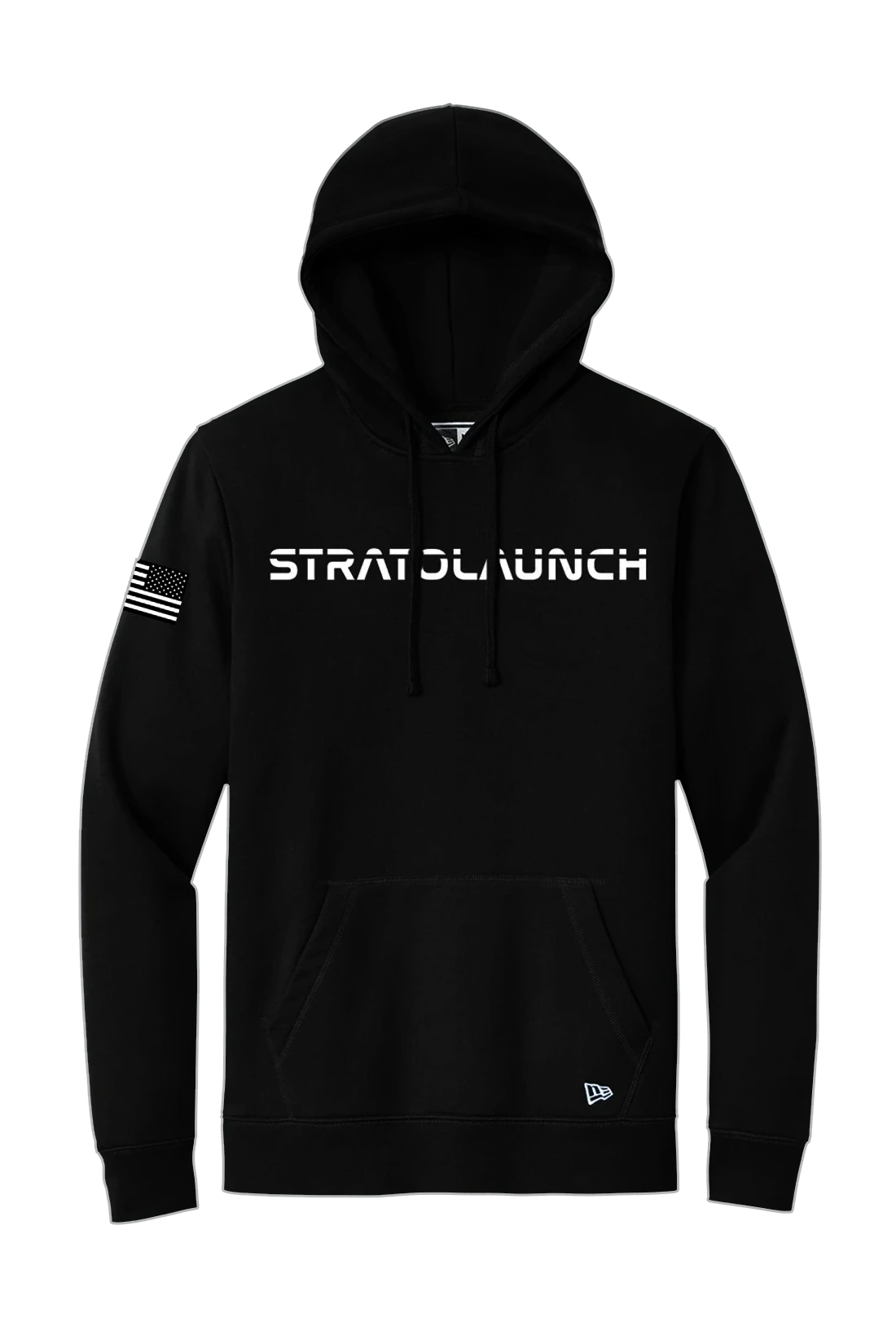 New Era Comeback Fleece Hoodie, Black [Stratolaunch]