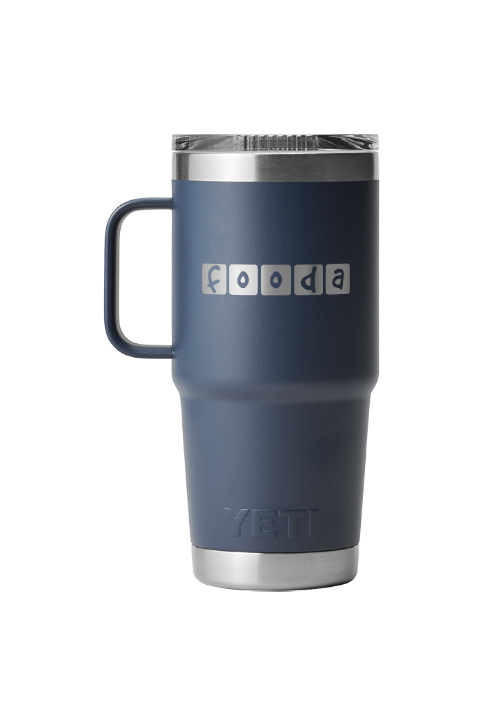 YETI 20 oz Travel Mug with Stronghold Lid, Navy [Fooda]