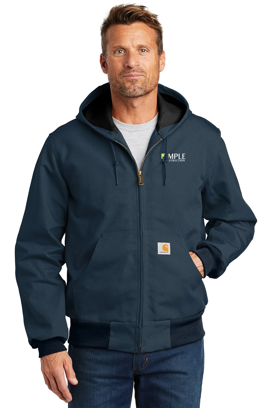 Carhartt Thermal-Lined Duck Jackets Dark Navy [Simple Construction]