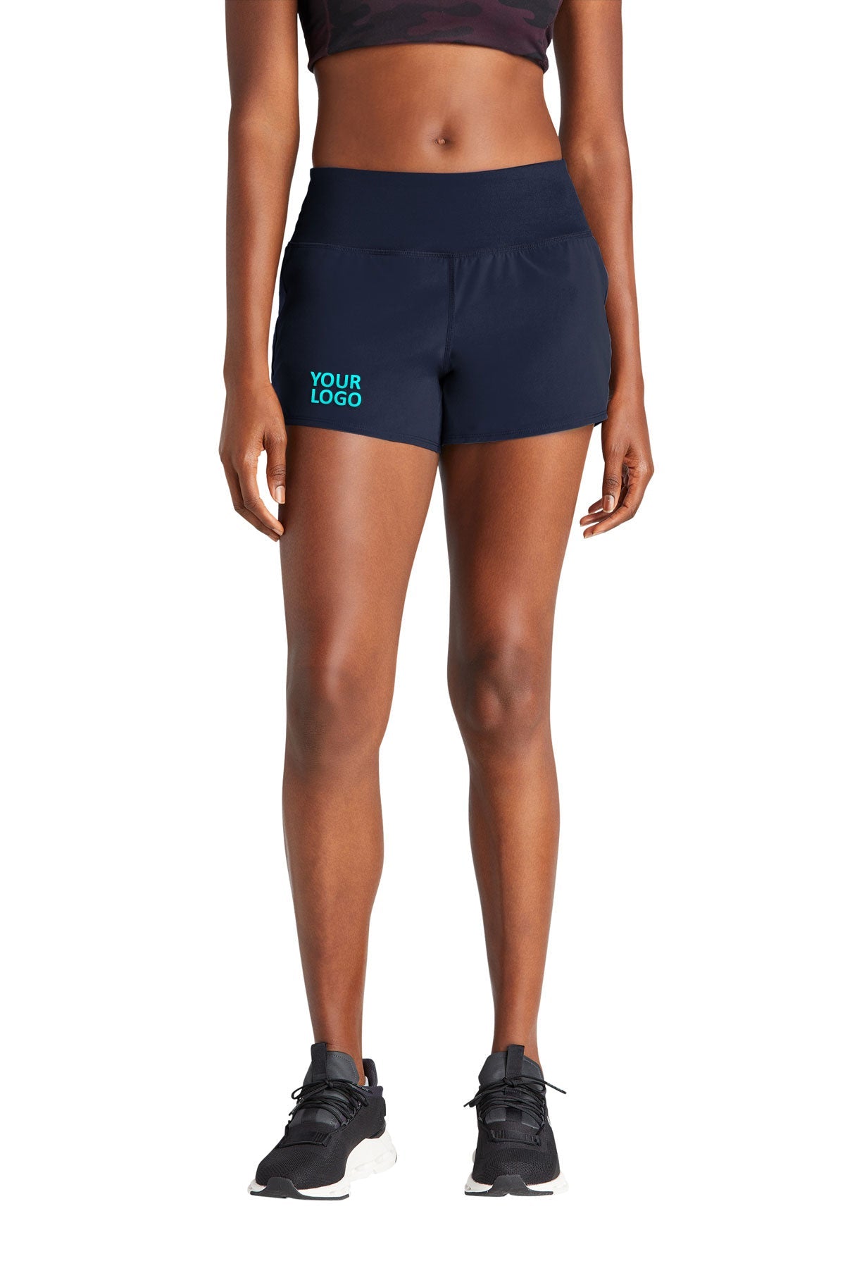 Sport-Tek Ladies Customized Repeat Shorts, True Navy [Altius Mind & Performance]