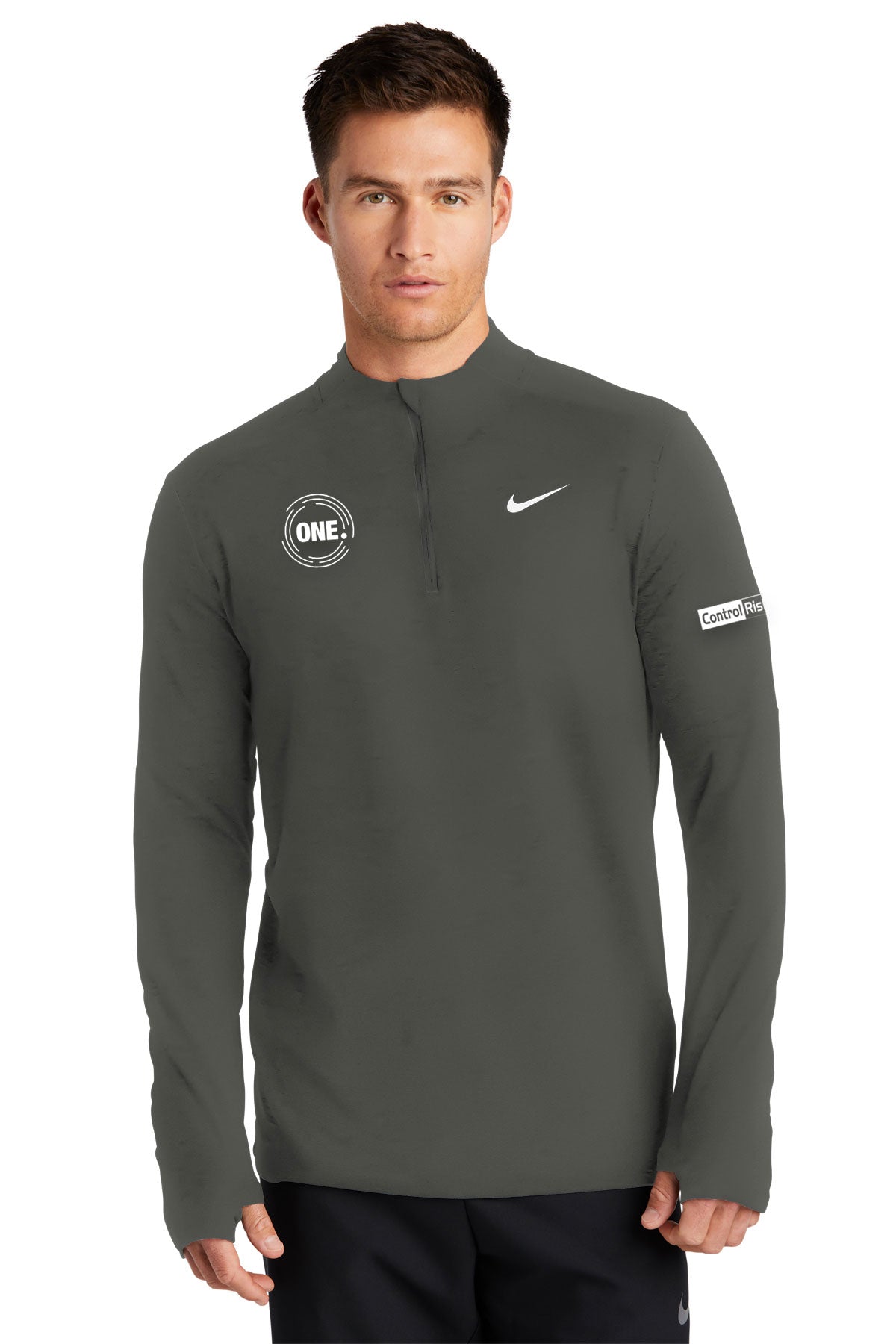 Nike Dri-FIT Element Quarter Zip, Anthracite [Control Risks]