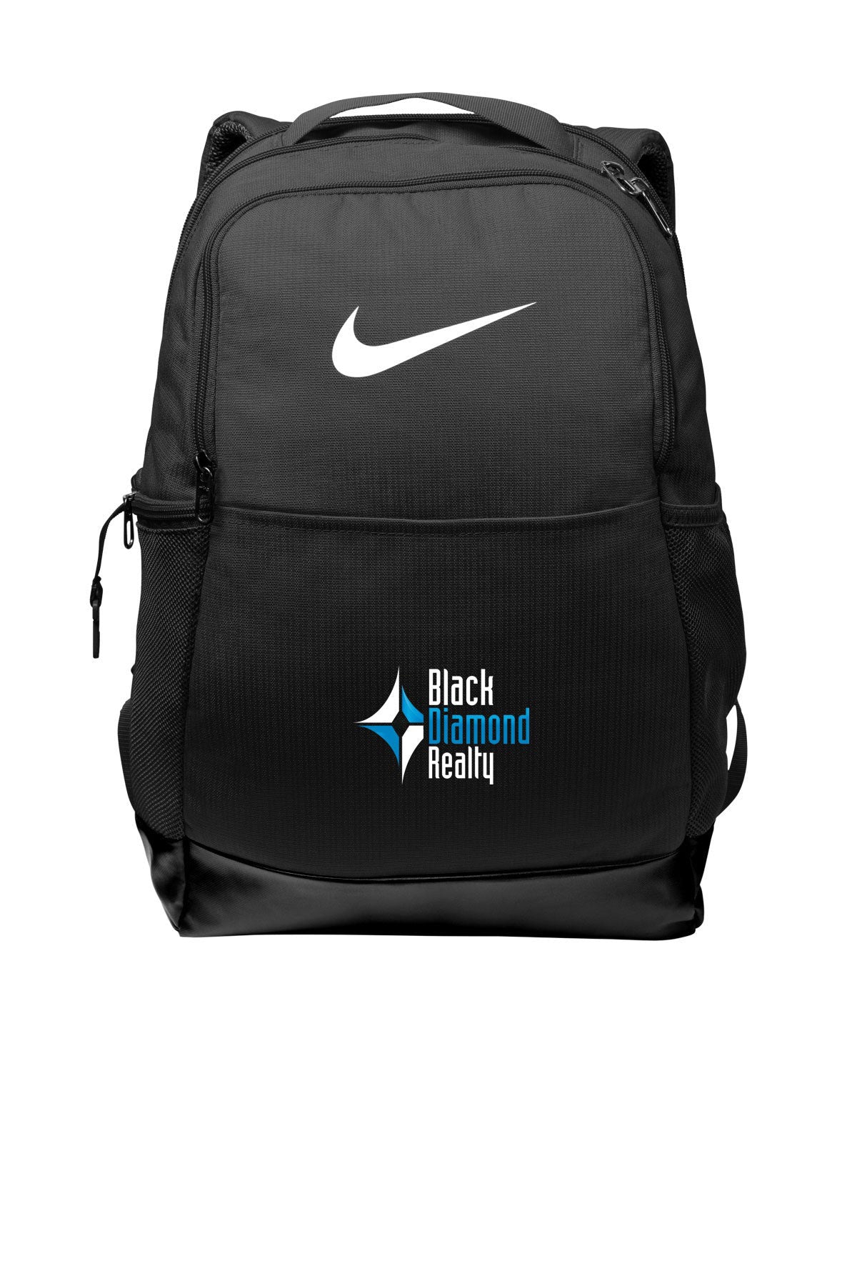Nike Brasilia Medium Backpack, Black [Black Diamond Realty]