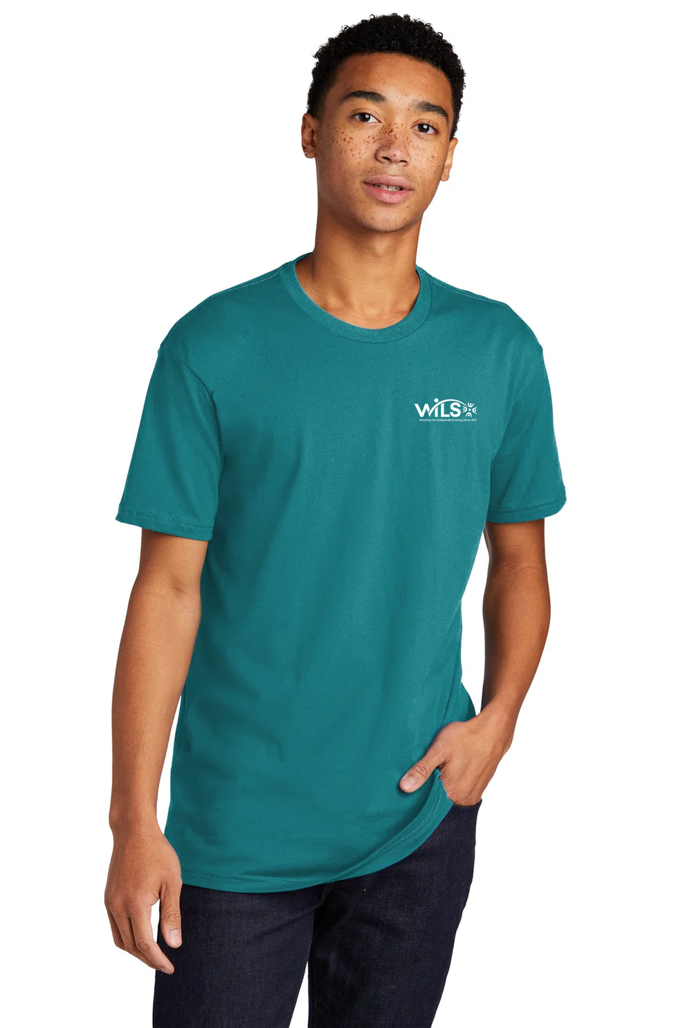 Next Level Unisex Cotton Tee, Teal [WILS]