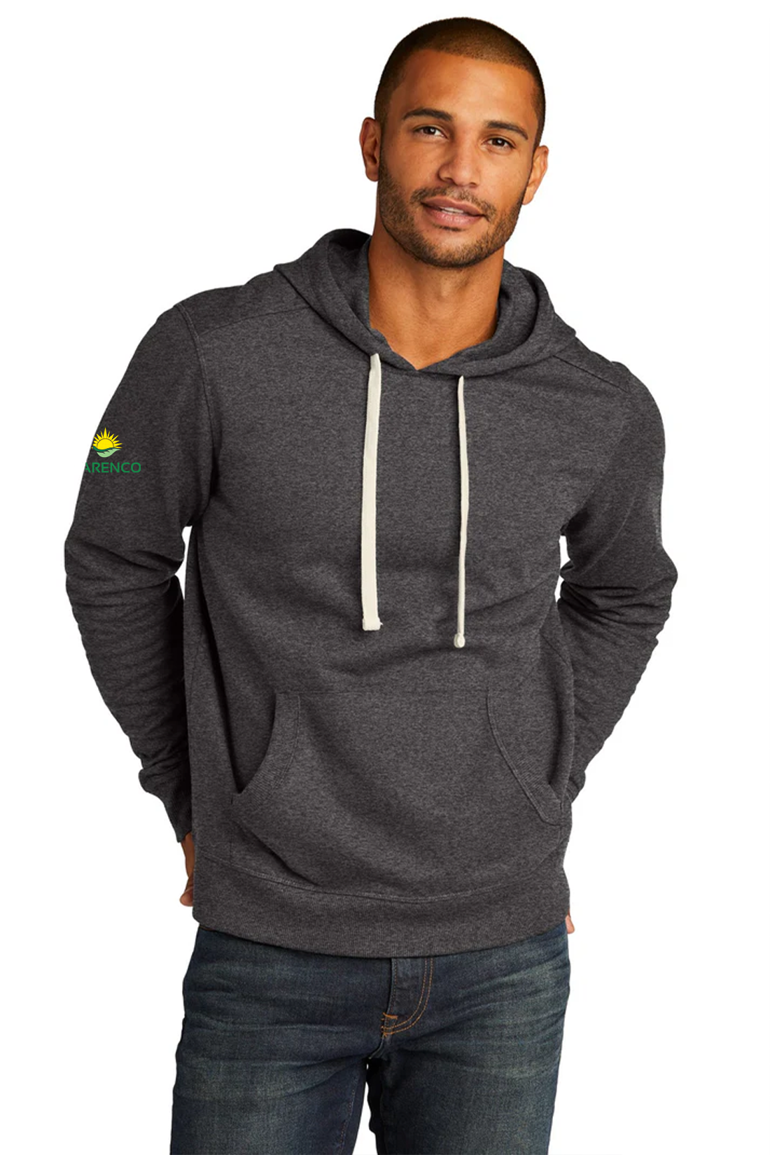 District Re-Fleece Hoodie, Charcoal Heather [NARENCO]