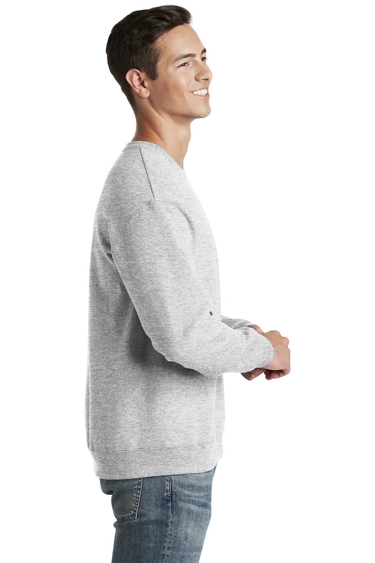 Jerzees Super Sweats NuBlend Crewneck Sweatshirt 4662M Ash [High Sky Children's Ranch]