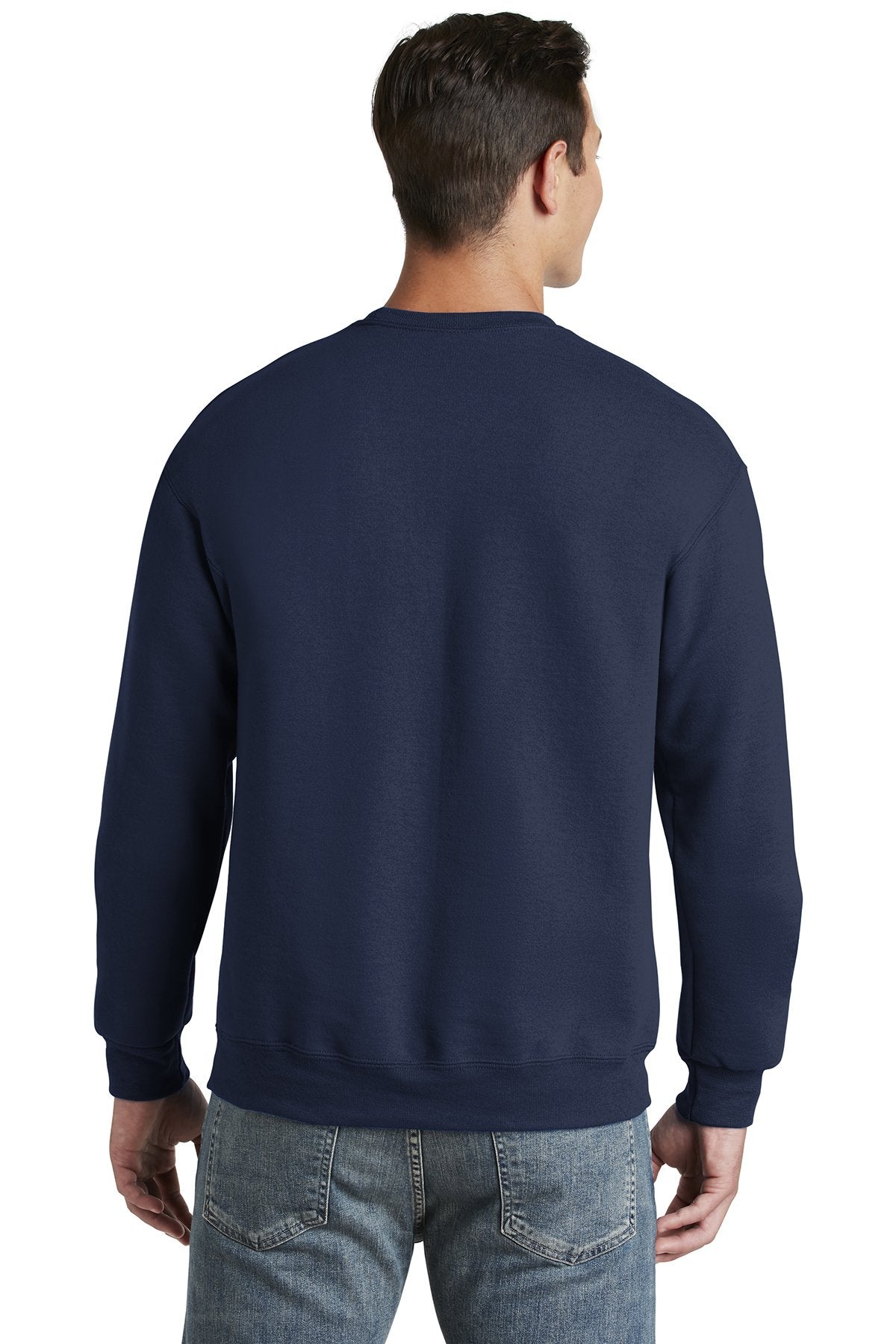 Jerzees Super Sweats NuBlend Crewneck Sweatshirt 4662M Navy [High Sky Children's Ranch]