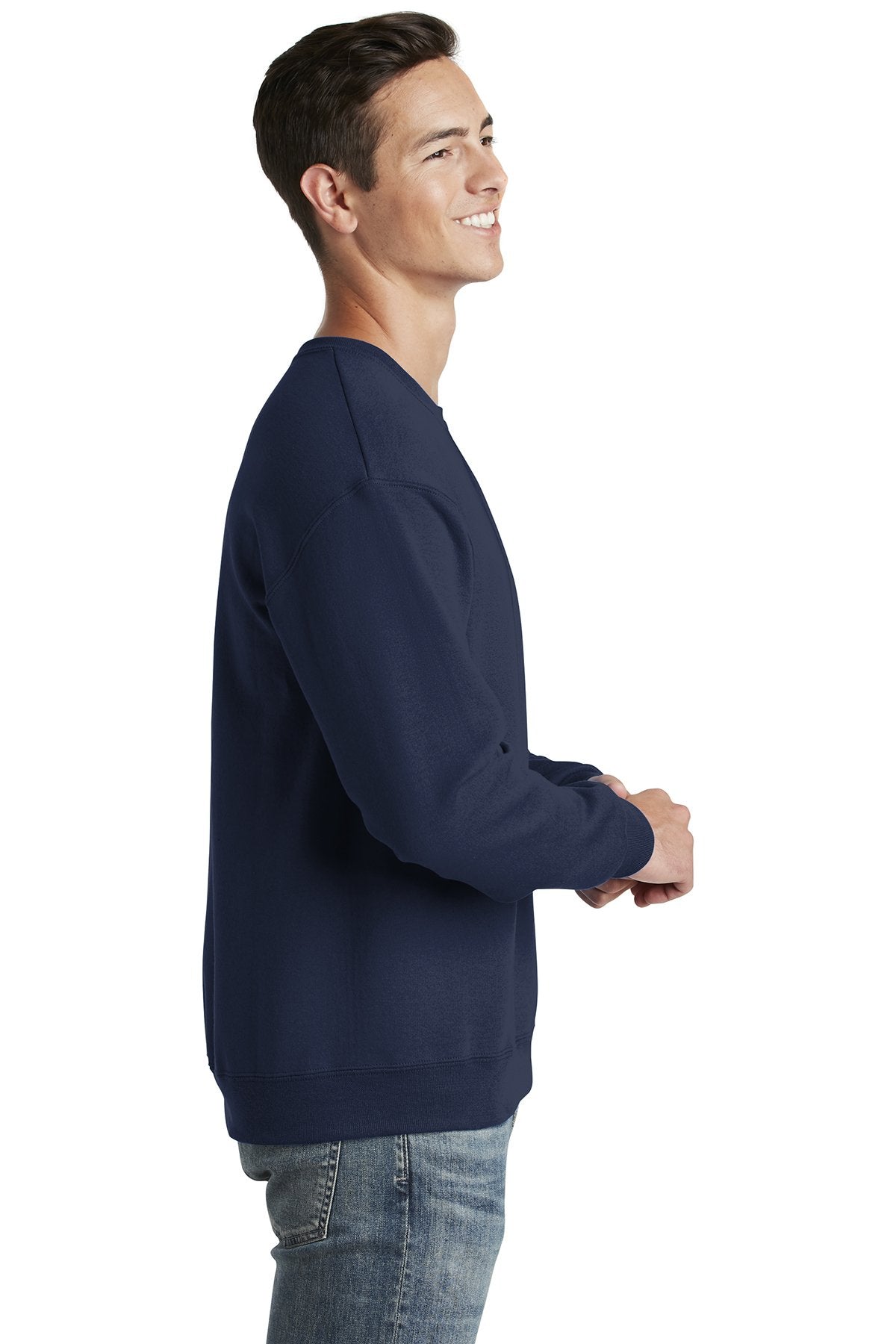 Jerzees Super Sweats NuBlend Crewneck Sweatshirt 4662M Navy [High Sky Children's Ranch]