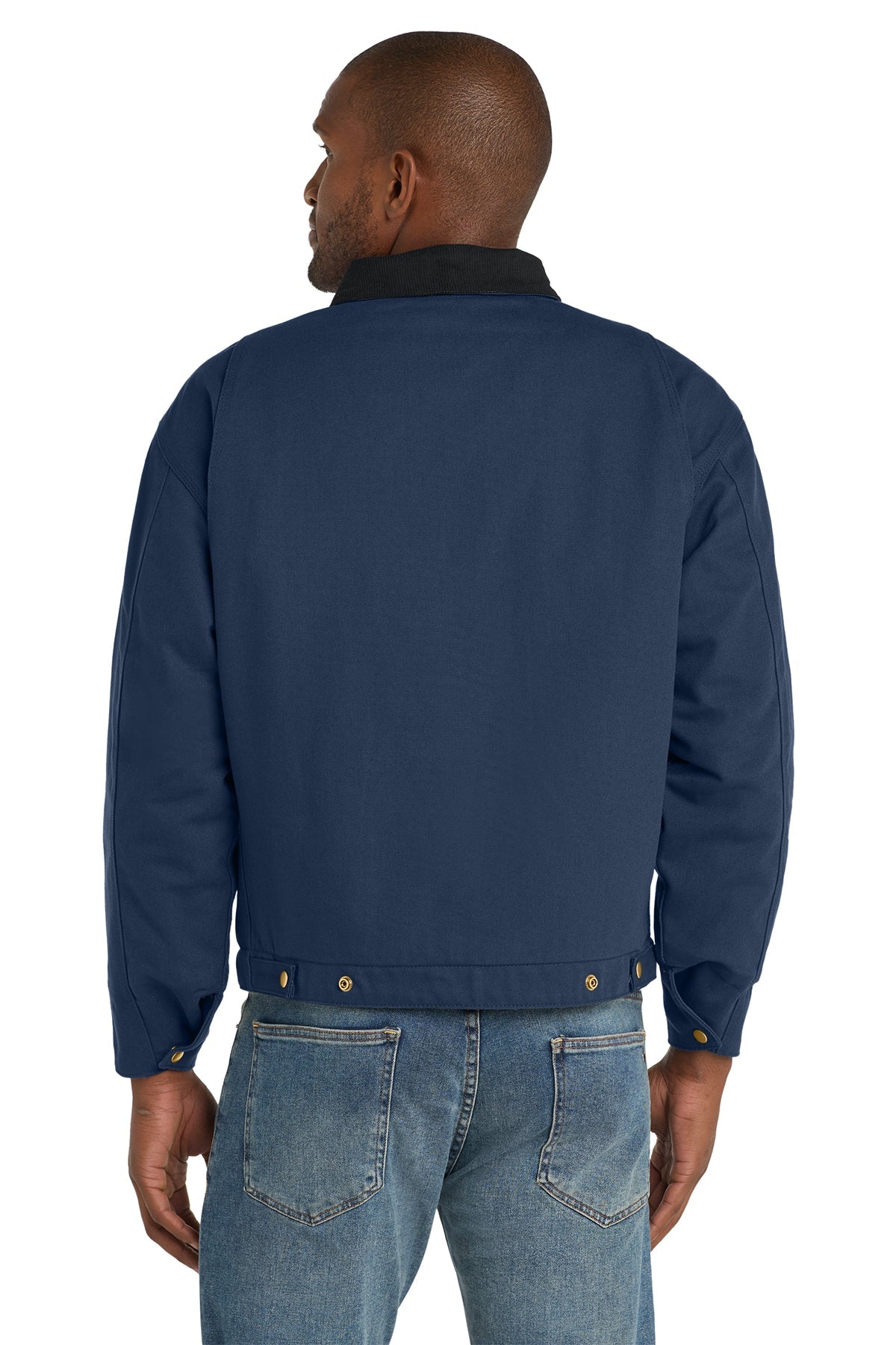 CornerStone Duck Cloth Work Jacket, Navy/Black [IEC Central Ohio]