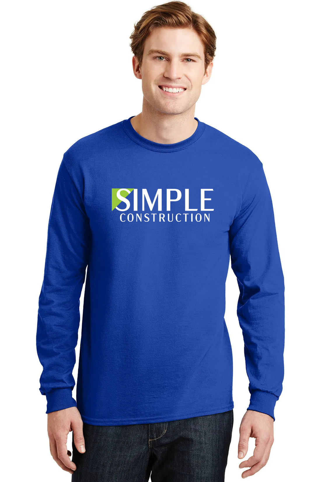 Gildan Dryblend Cotton Poly Long Sleeve T Shirt, Royal [Simple Construction]