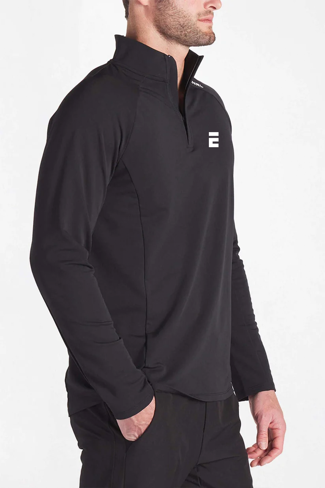 UNRL Highlands Quarter Zip, Black [Executive Construction]