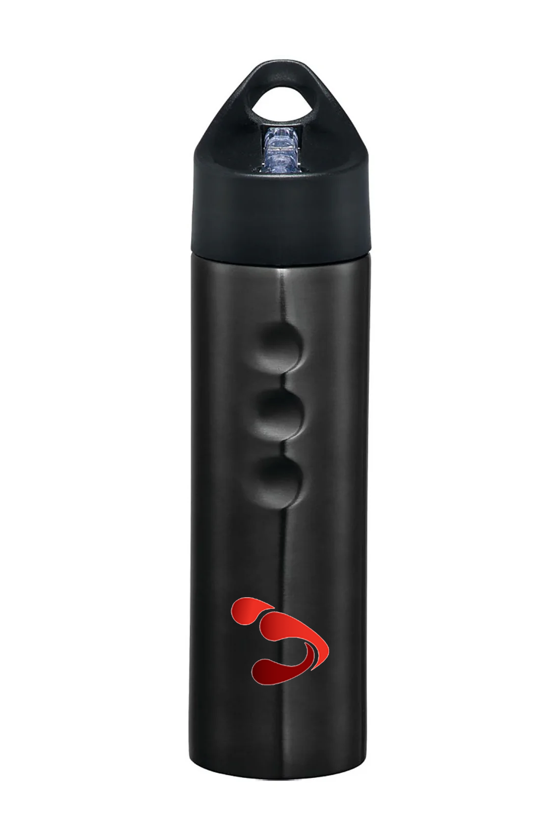 Troika 25oz Stainless Sports Bottle, Black [BC Forward]