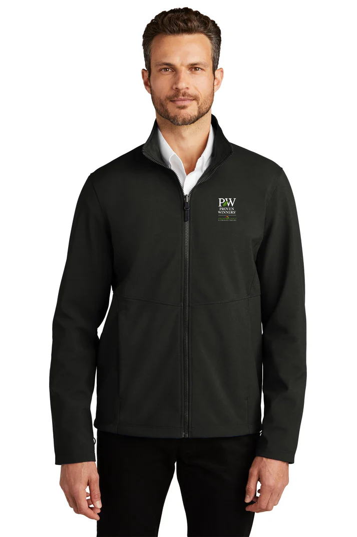 Port Authority Collective Soft Shell Jacket, Deep Black [Spring Meadow Nursery]