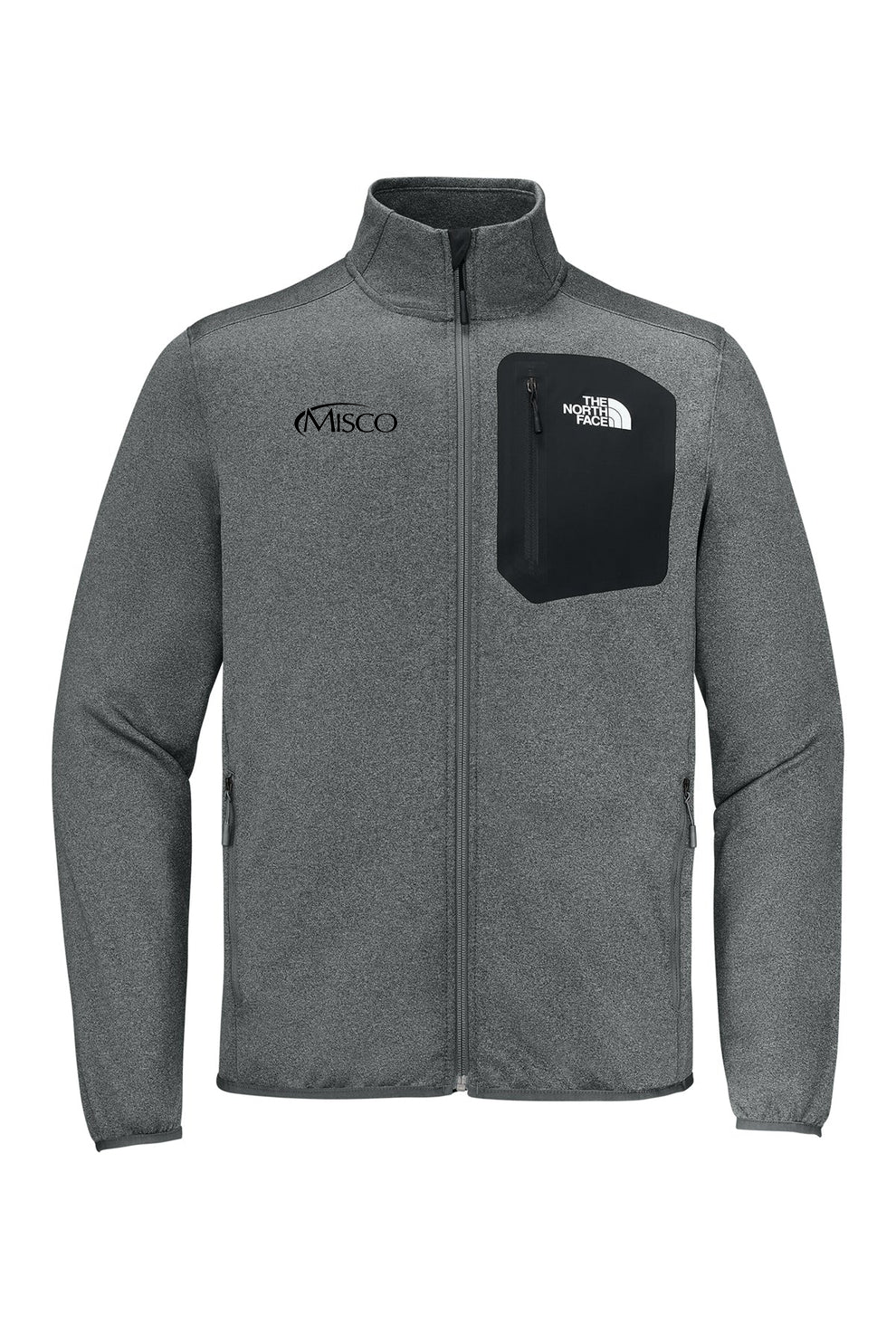The North Face Dove Creek Full-Zip Fleece Jacket, TNF Medium Grey Heather [Misco Products]