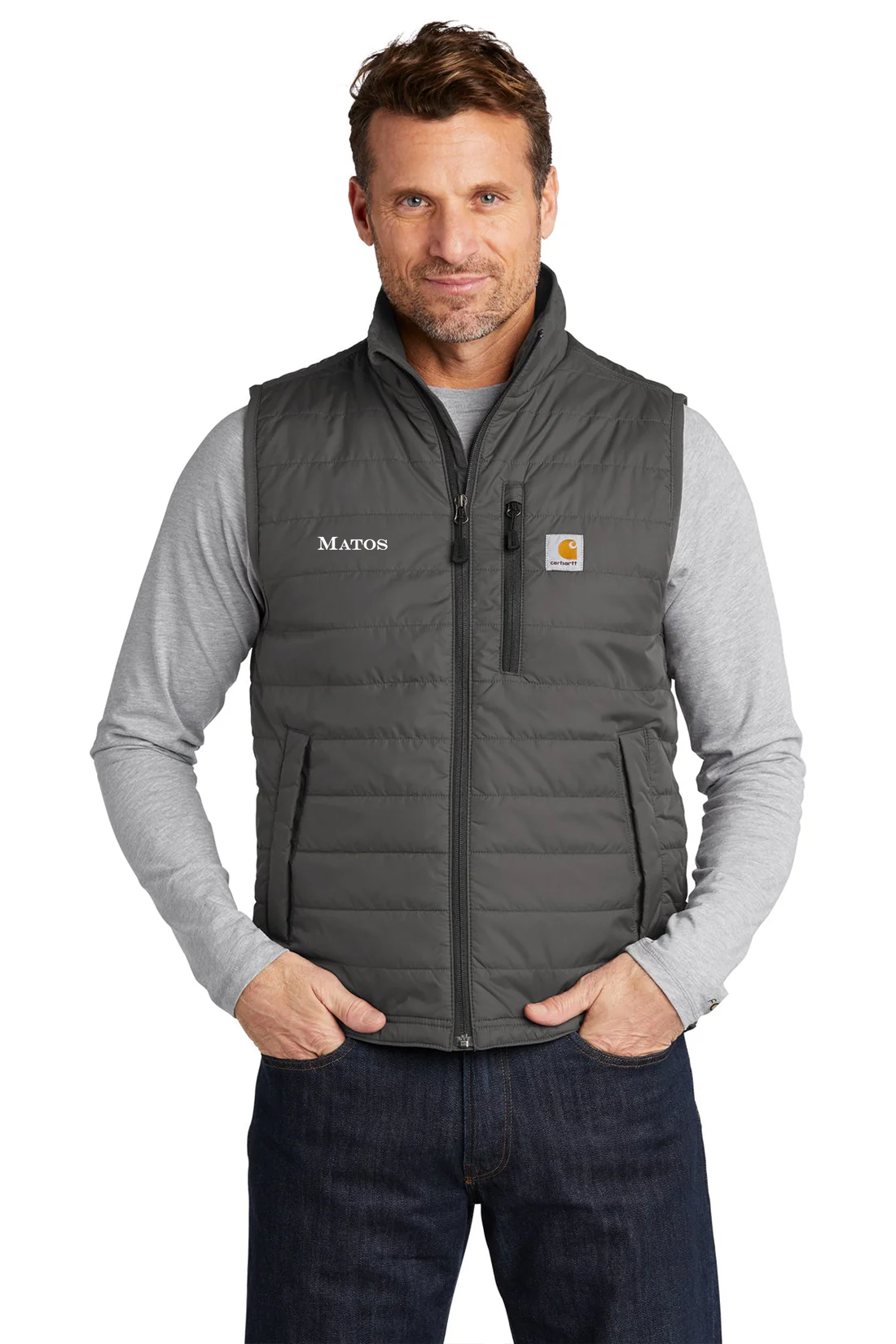 Carhartt Gilliam Vest, Shadow Grey [Matos Builders]