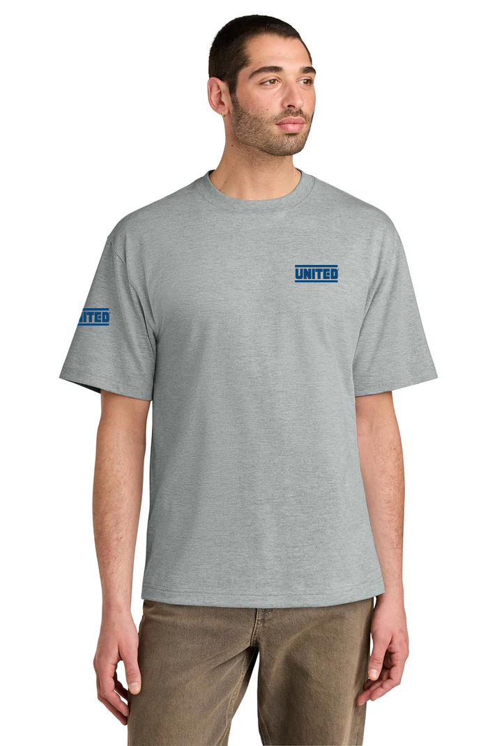 District Heavyweight Very Important Tee, Light Heather Grey [United Rolls]