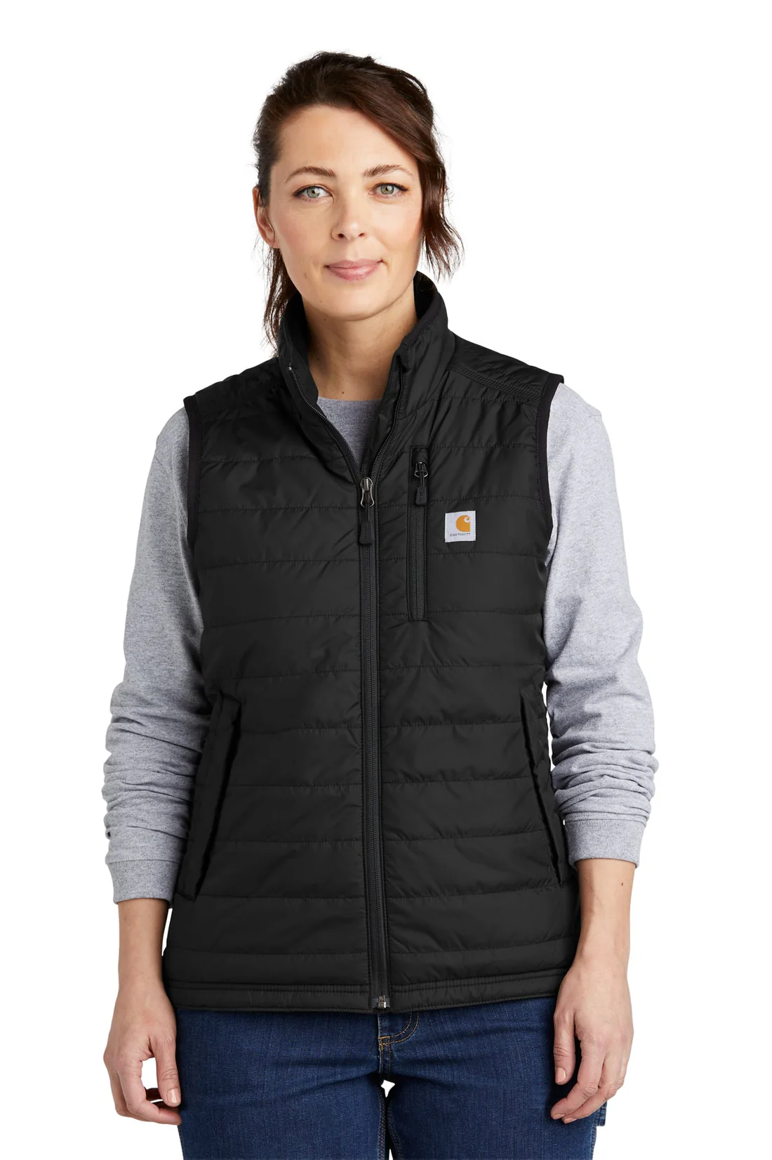 Carhartt Womens Gilliam Vest, Black [Executive Construction]
