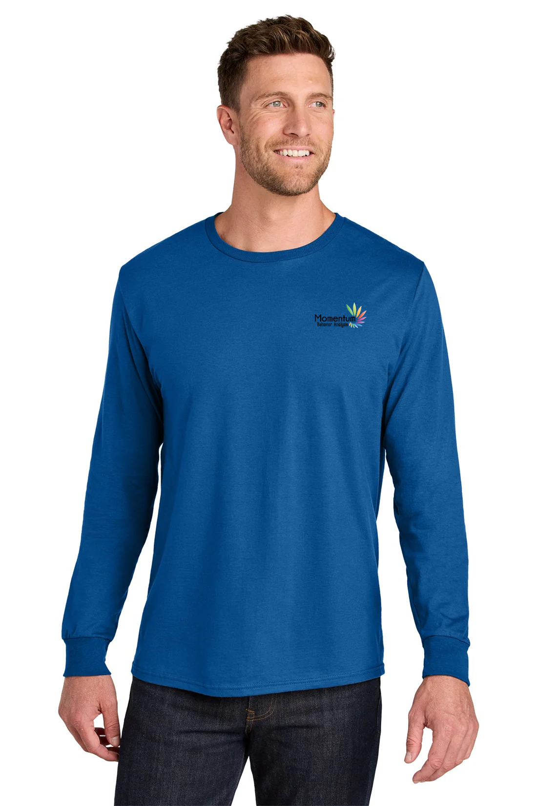 Jerzees Ultimate Unisex Ring Spun Long Sleeve T-Shirt, Royal [Momentum Behavior Analysis]