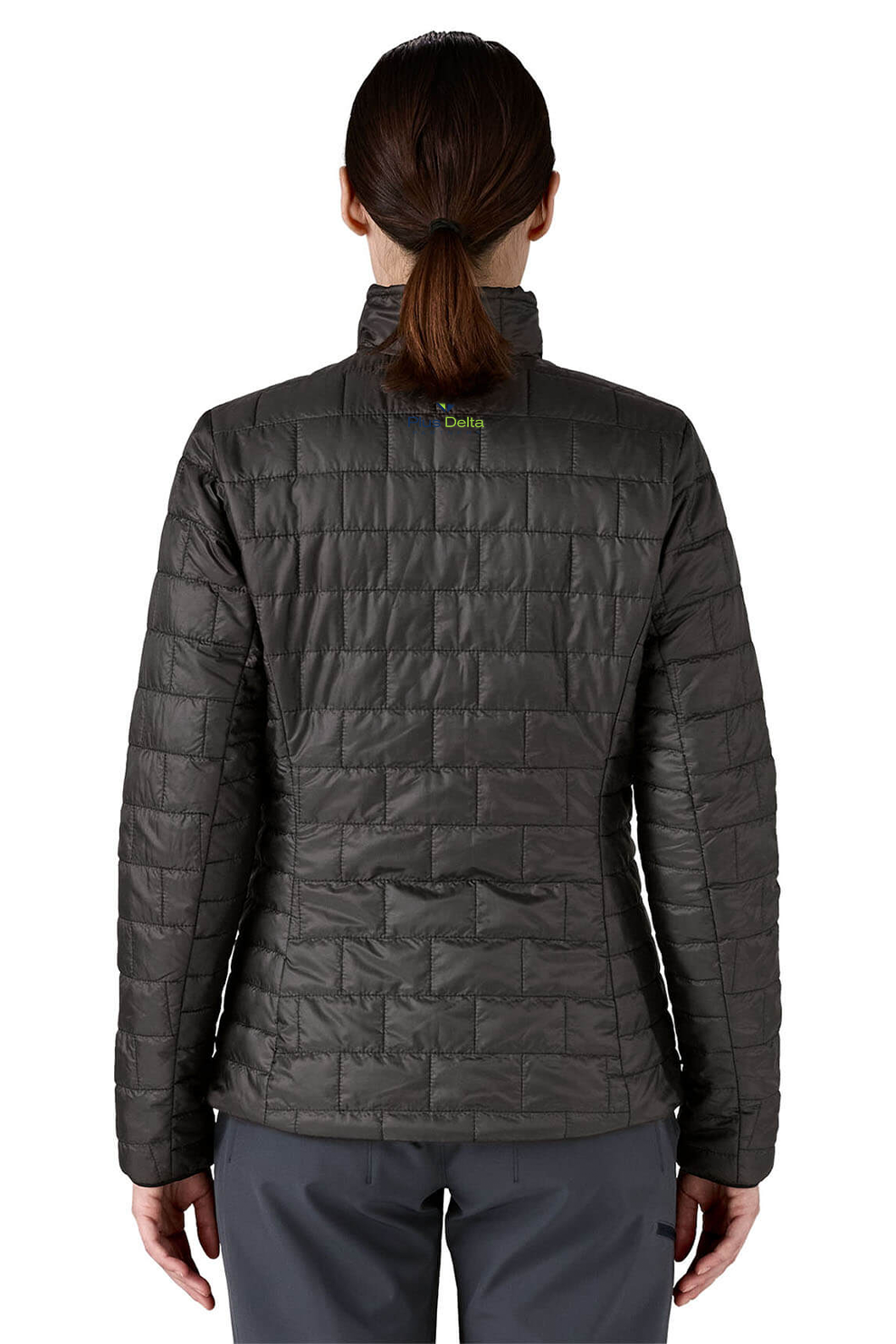 Patagonia Womens Nano Puff  Jacket, Black [Plus Delta Partners Anniversary Gift Store]