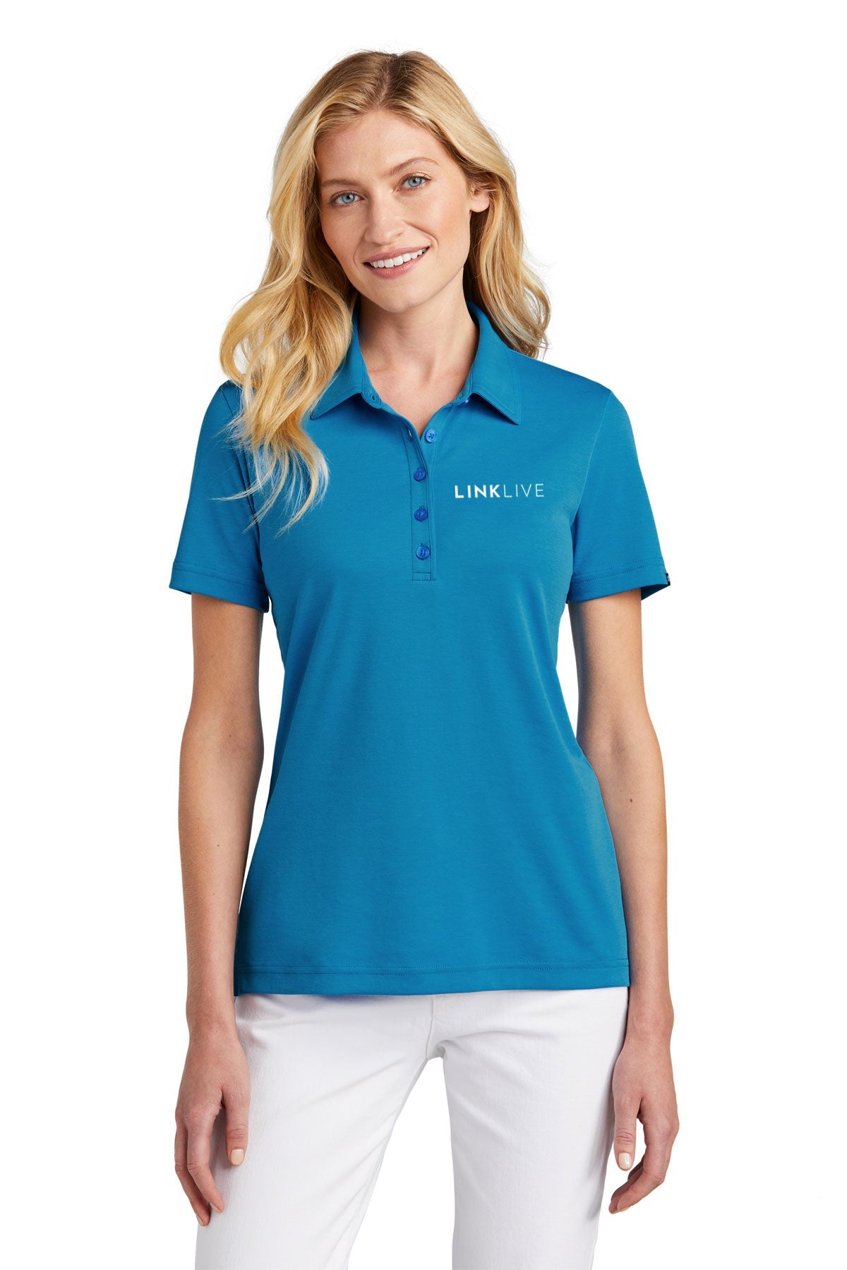 TravisMathew Ladies Oceanside Solid Polo Classic Blue [LinkLive]