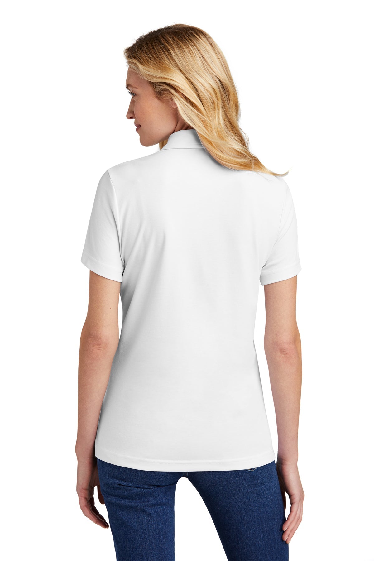 TravisMathew Ladies Oceanside Solid Polo White [Harris & Associates]