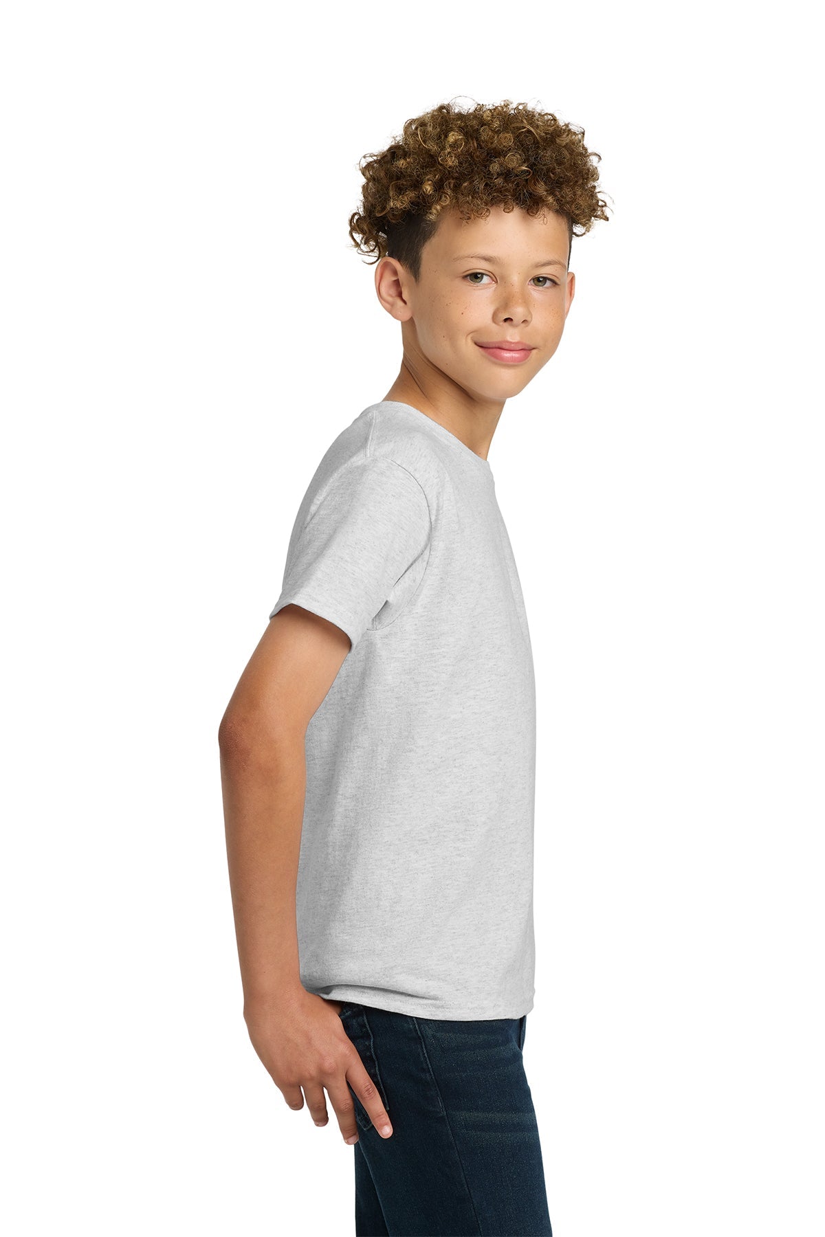 Gildan Youth Ultra Cotton Custom T-Shirts, Ash