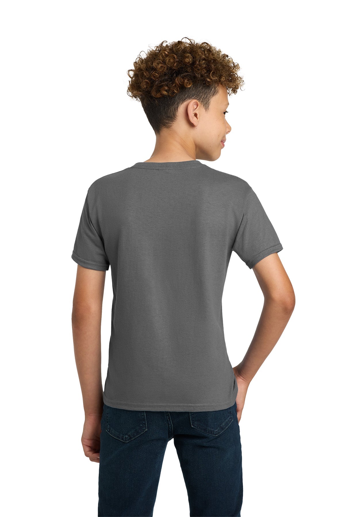 Gildan Youth Ultra Cotton Custom T-Shirts, Charcoal
