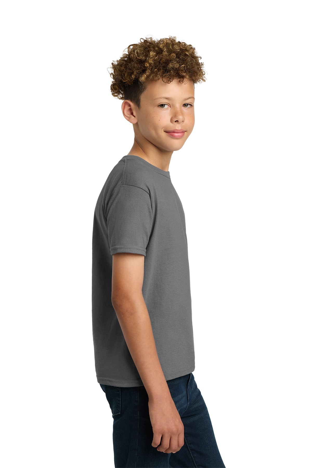Gildan Youth Ultra Cotton Custom T-Shirts, Charcoal