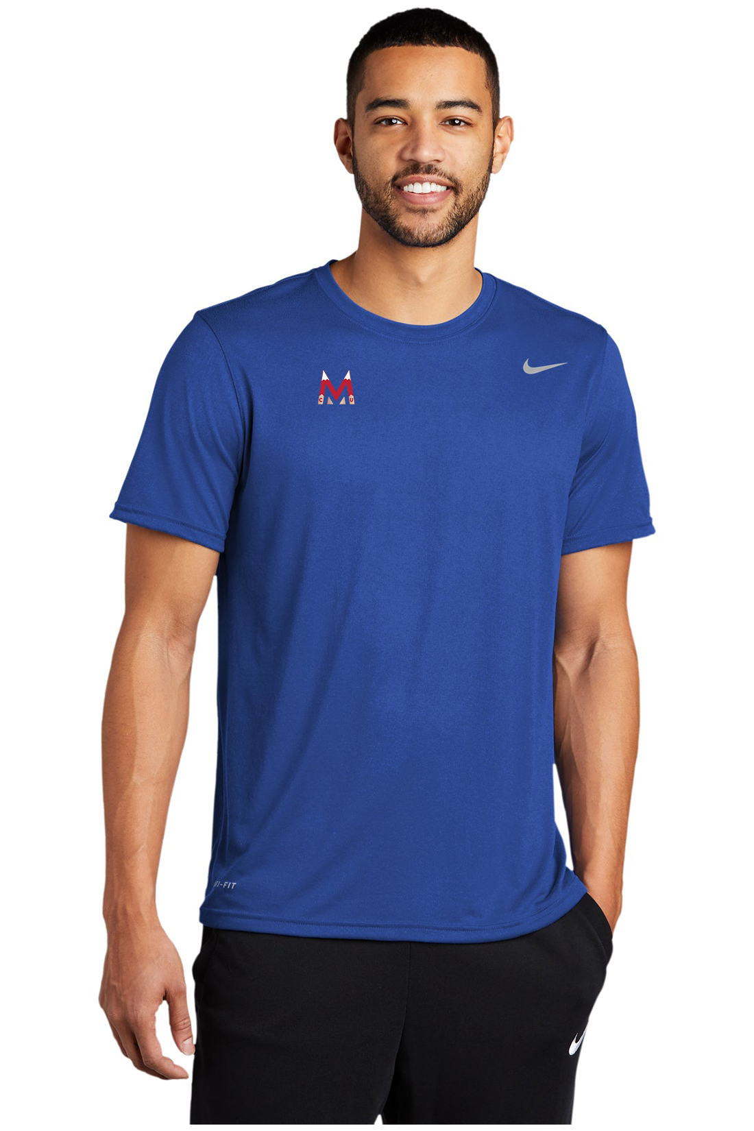Nike Team rLegend Tee, Game Royal [Milford Mining Company Utah]
