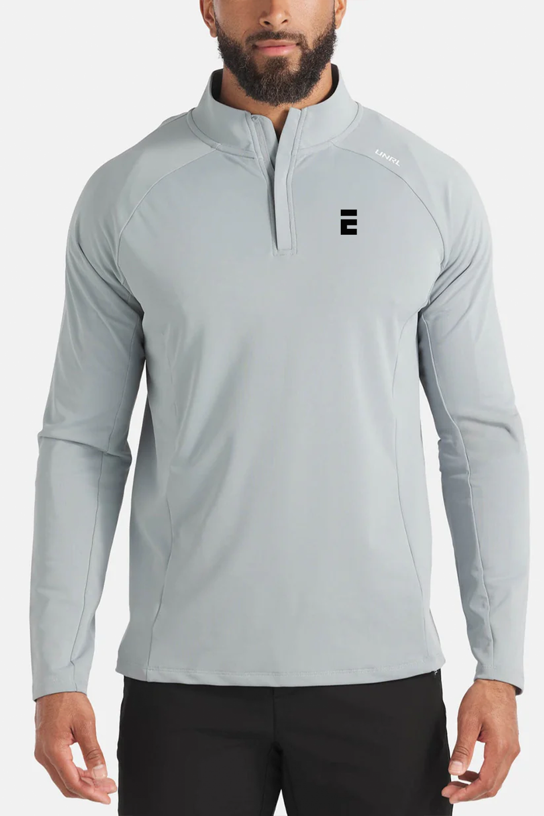 UNRL Highlands Quarter Zip, Cadet Grey [Executive Construction]