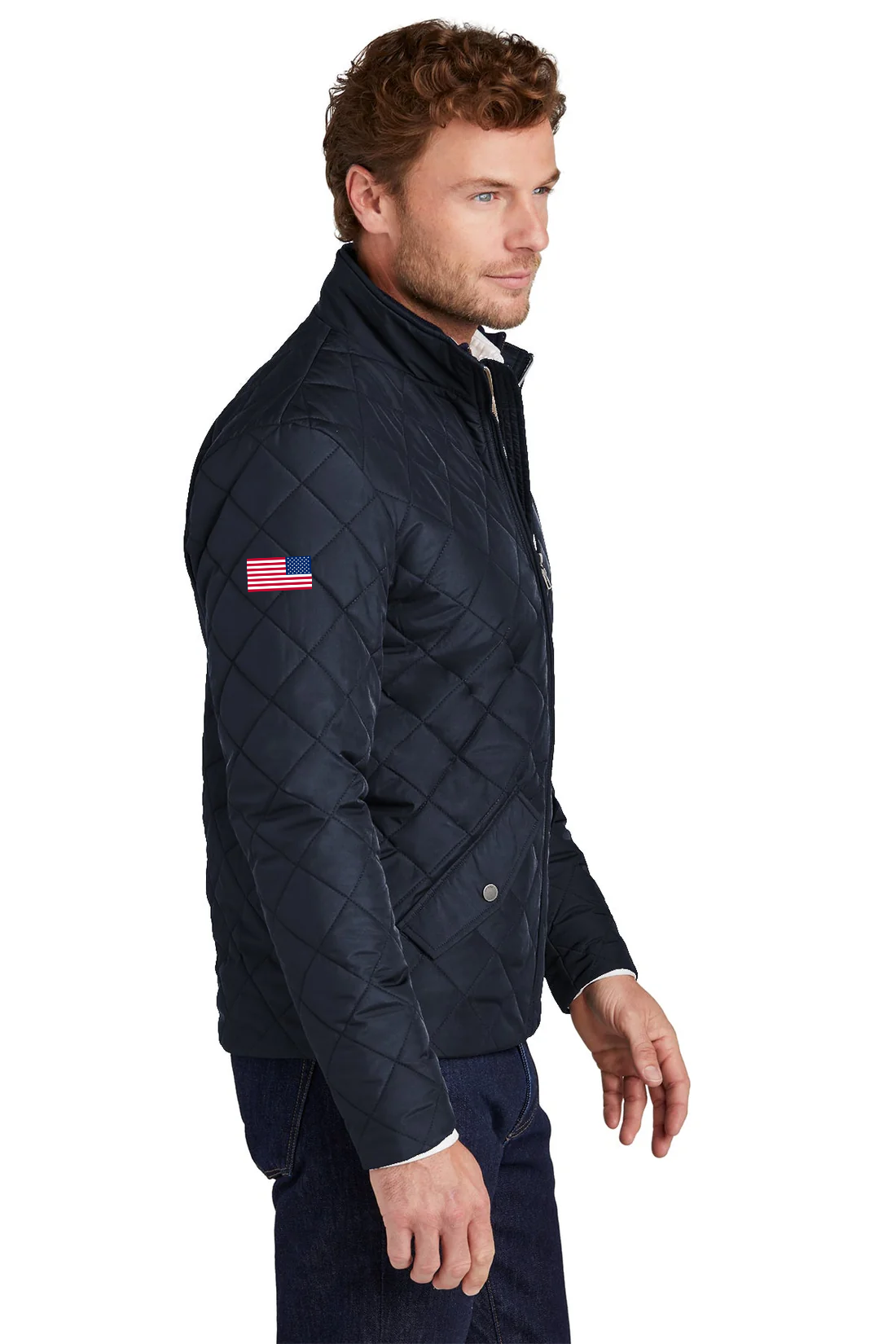 Brooks Brothers Quilted Jacket, Night Navy [Matos Builders]
