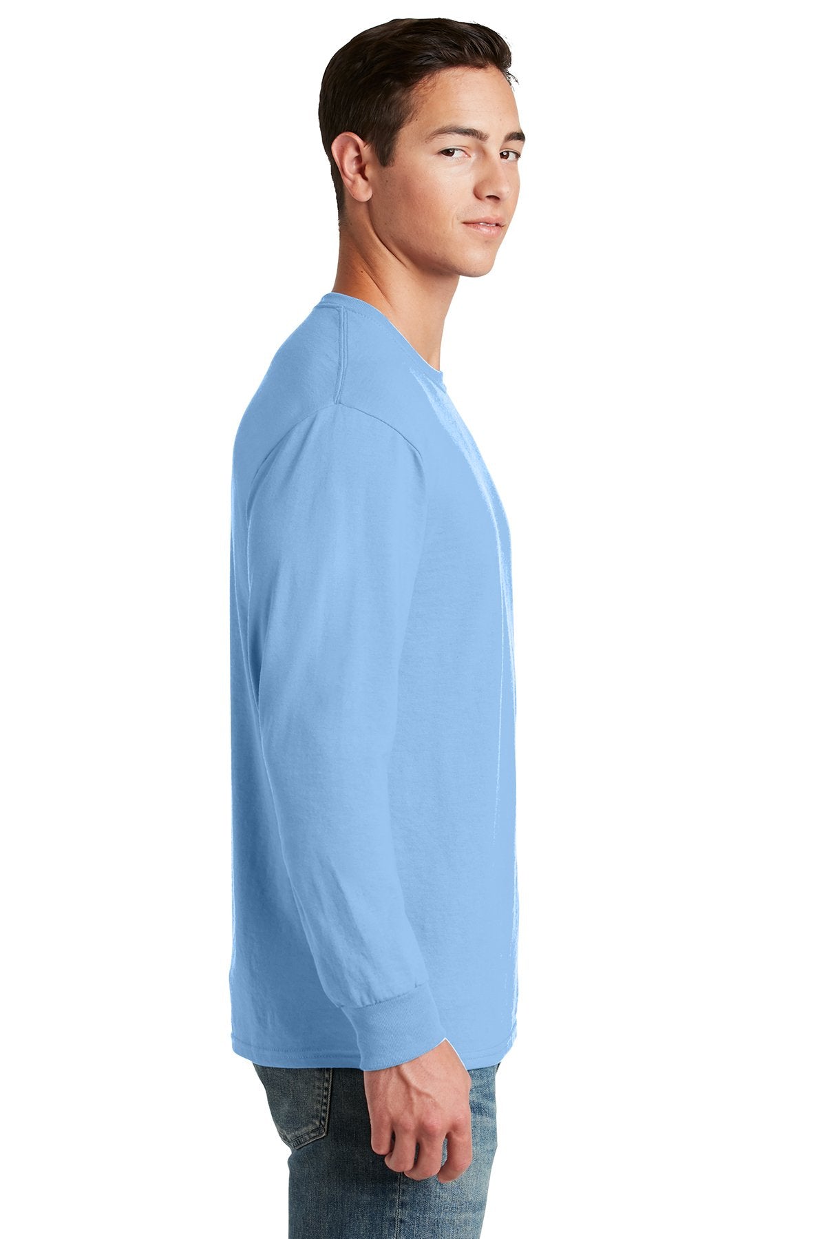 Jerzees Dri-Power 50/50 Cotton/Poly Long Sleeve T-Shirt 29LS Light Blue [Kentucky United Methodist Children's Homes]