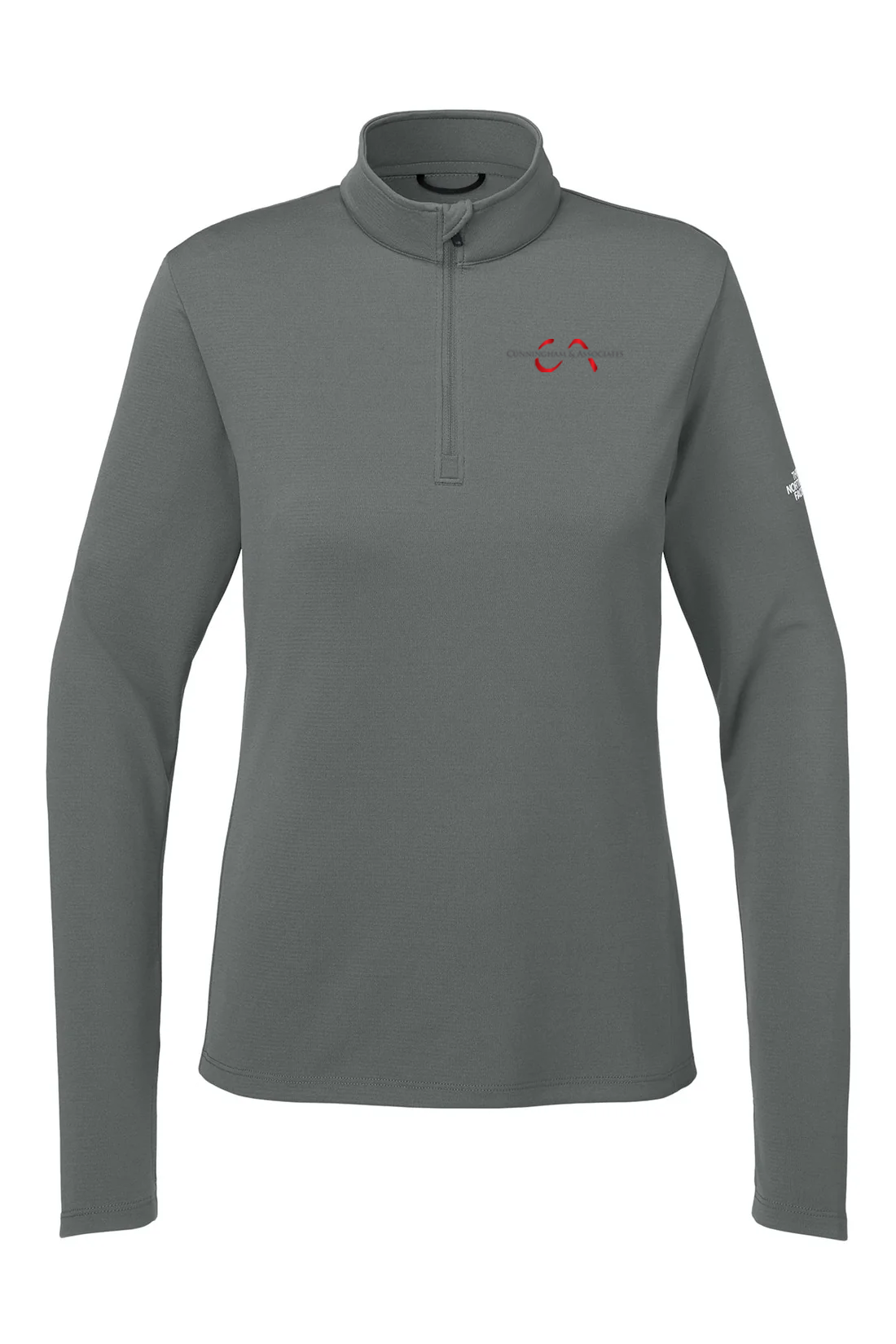 The North Face Womens Ambition 1/4-Zip, Smoked Pearl Grey [Cunningham & Associates, LLC]