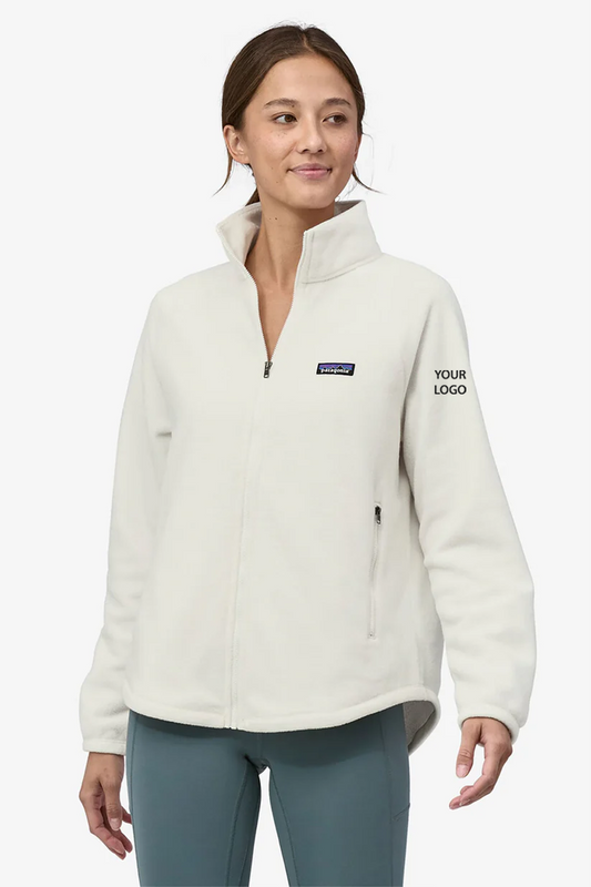 Patagonia Womens Classic Microdini Custom Jackets, Birch White