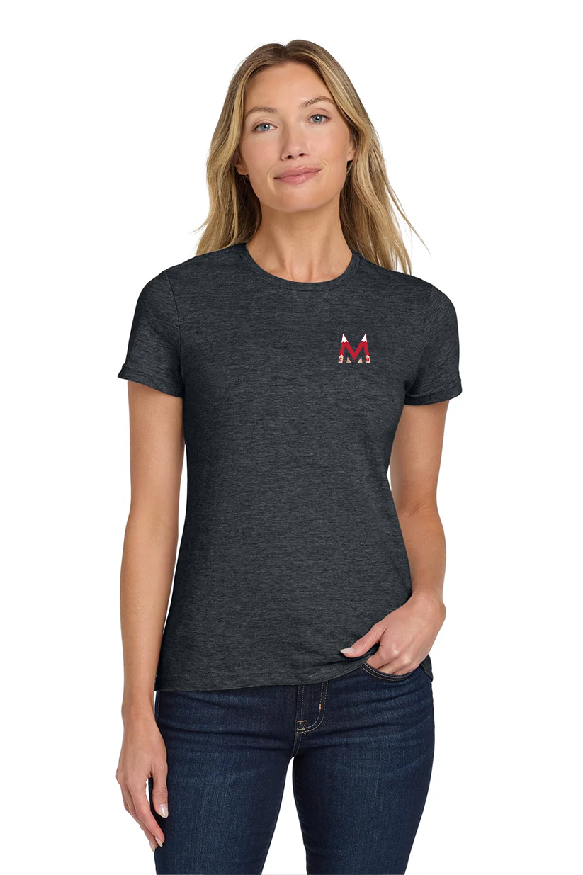 Gildan Softstyle Ladies T Shirt Dark Heather [Milford Mining Company Utah]