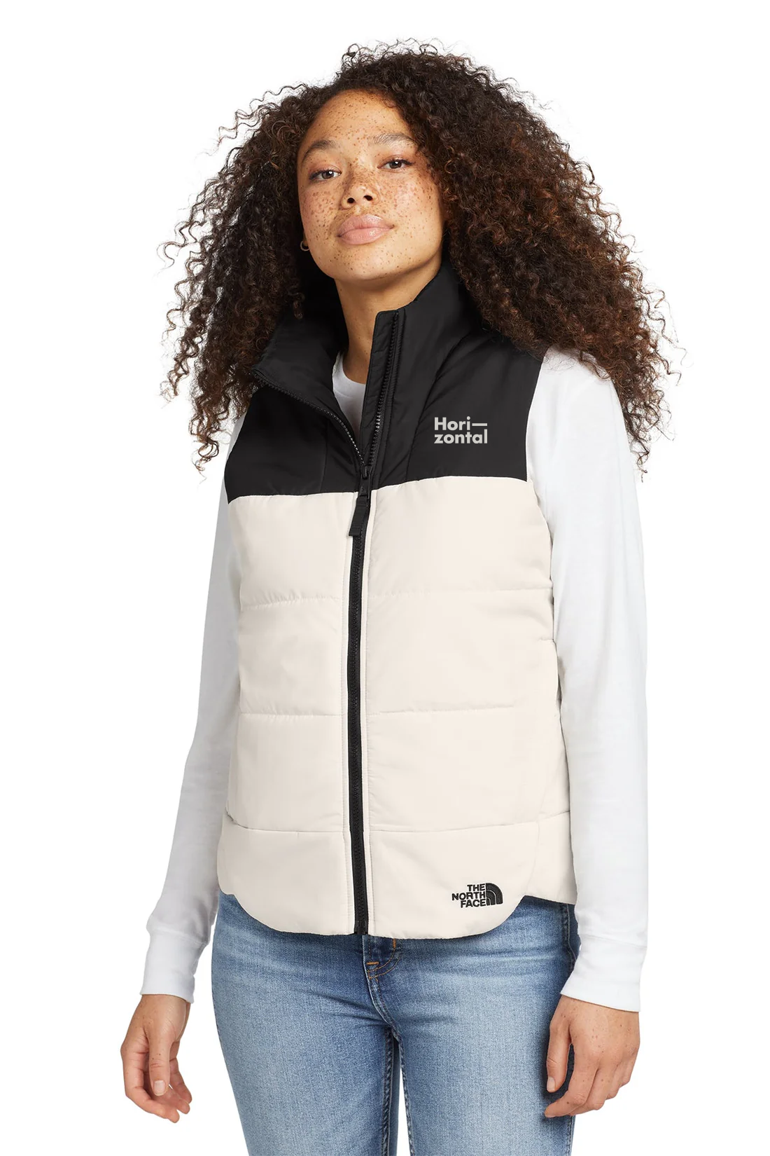 The North Face Womens Everyday Insulated Vest, Vintage White [Horizontal Talent]
