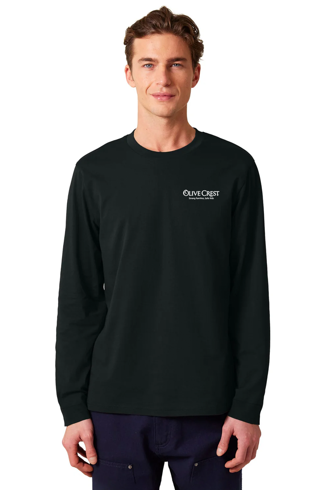 Stanley Stella Unisex Creator 2.0 Long Sleeve Tee, Black [Olive Crest]