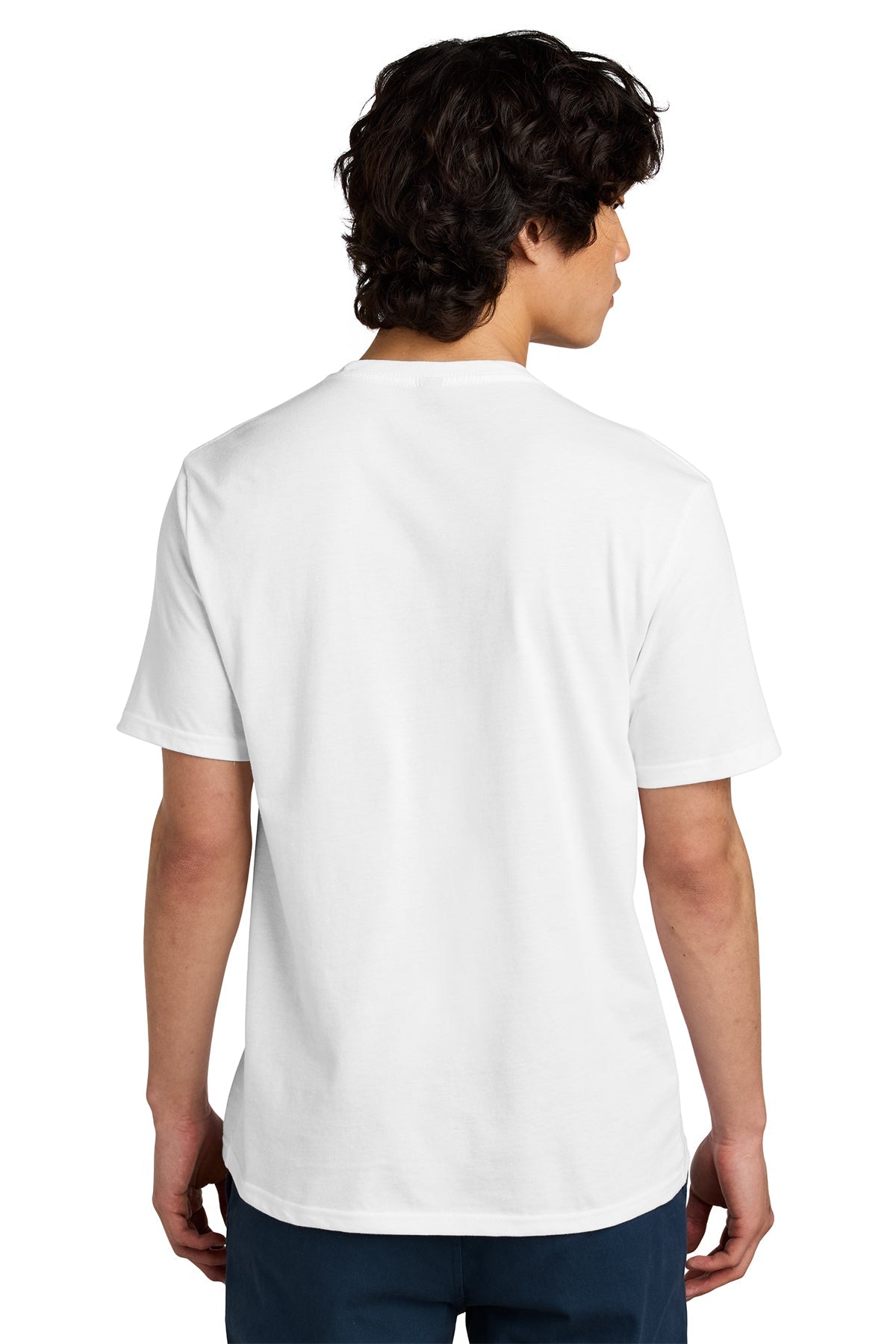 District Perfect Weight Custom Tees, Bright White [August Grooming]