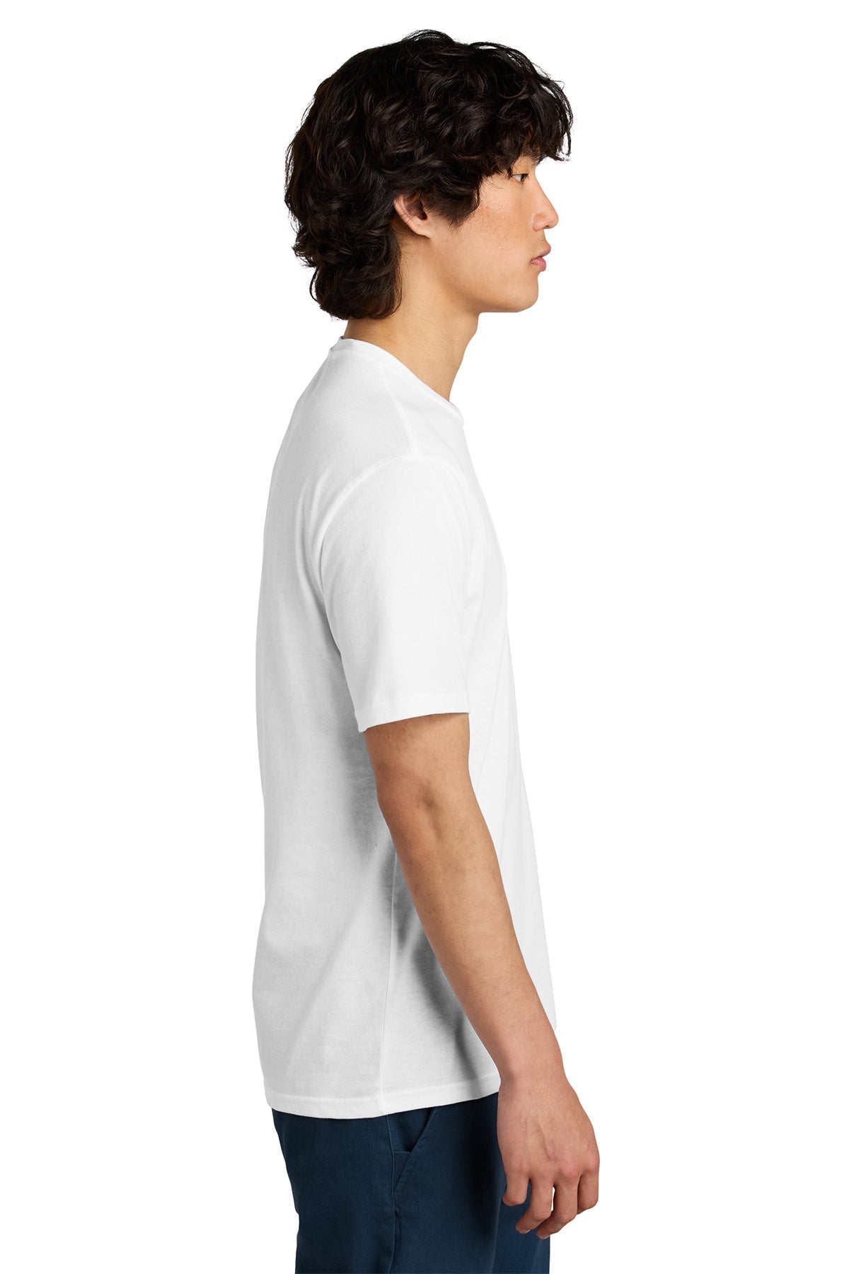 District Perfect Weight Custom Tees, Bright White [August Grooming]