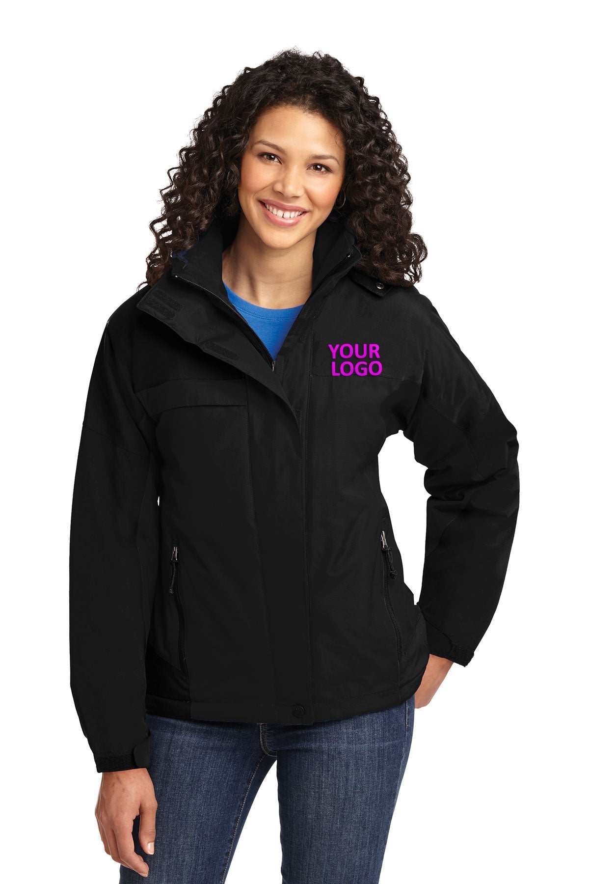 Port Authority Ladies Nootka Custom Jackets, Black/ Black [Milford Mining Company Utah]