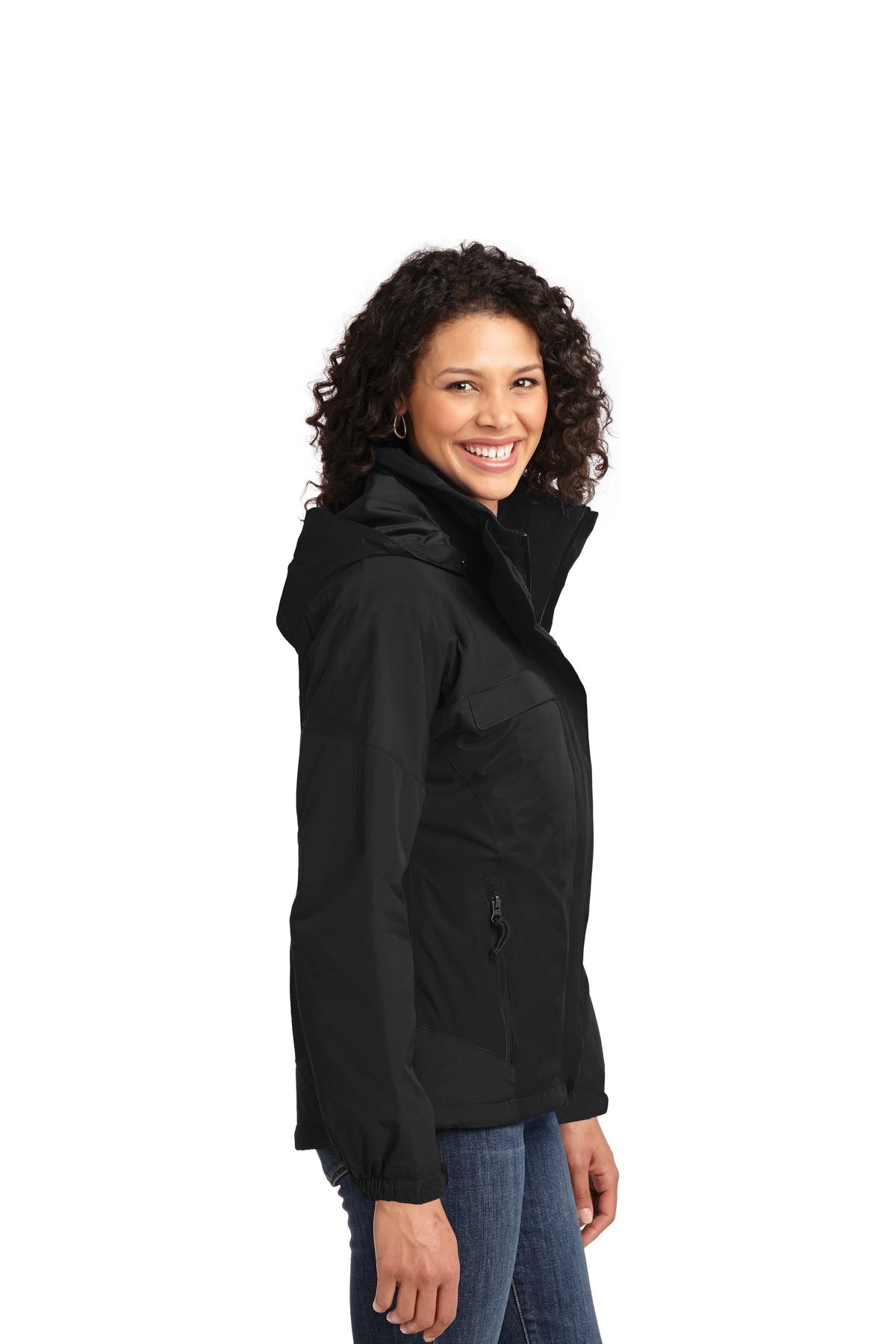 Port Authority Ladies Nootka Custom Jackets, Black/ Black [Milford Mining Company Utah]