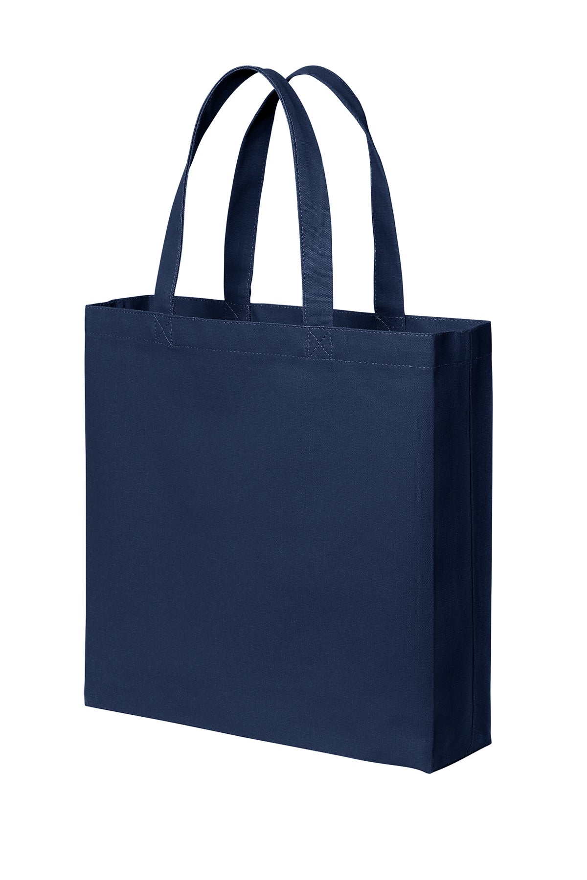 Port Authority Cotton Canvas Custom Totes, River Blue Navy [Rose Cay Maritime]