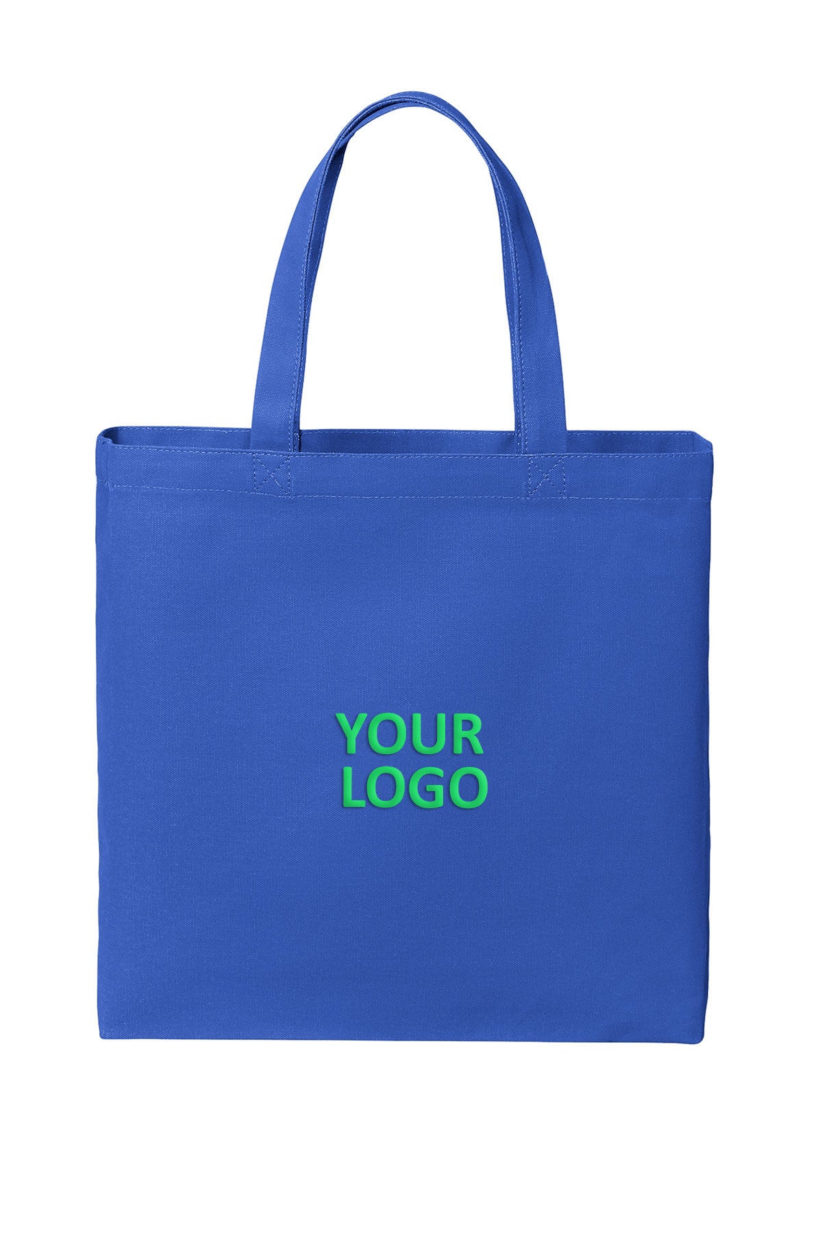 Port Authority Cotton Canvas Custom Totes, True Royal