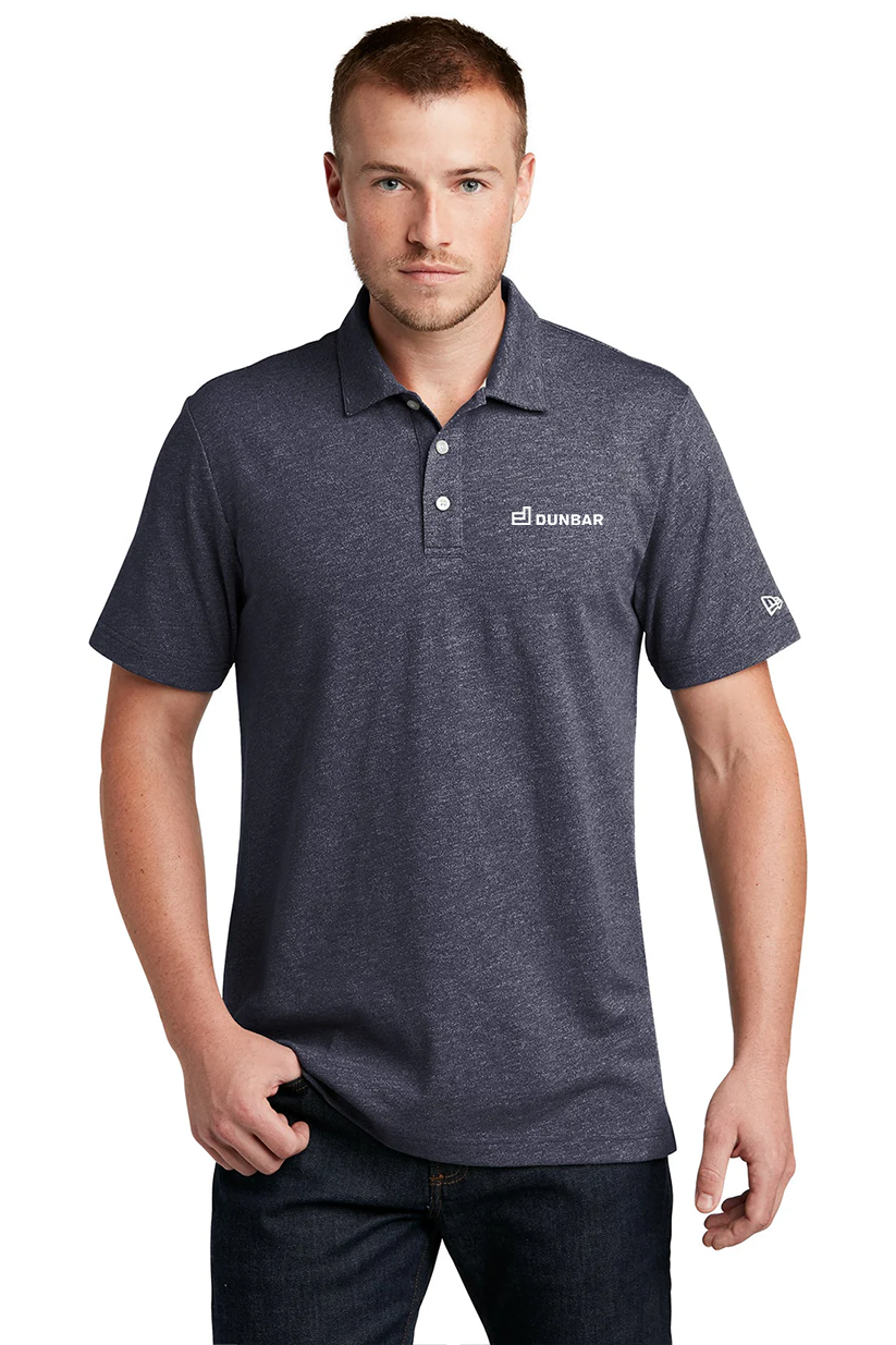 New Era Slub Twist Polo, True Navy Twist [Dunbar]
