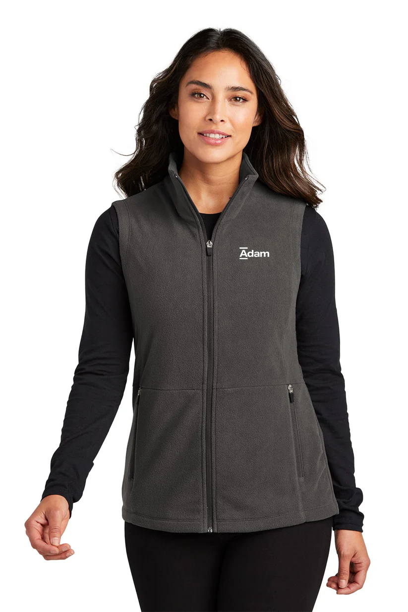 Port Authority Womens Accord Microfleece Vests, Pewter [Adam Equipment]