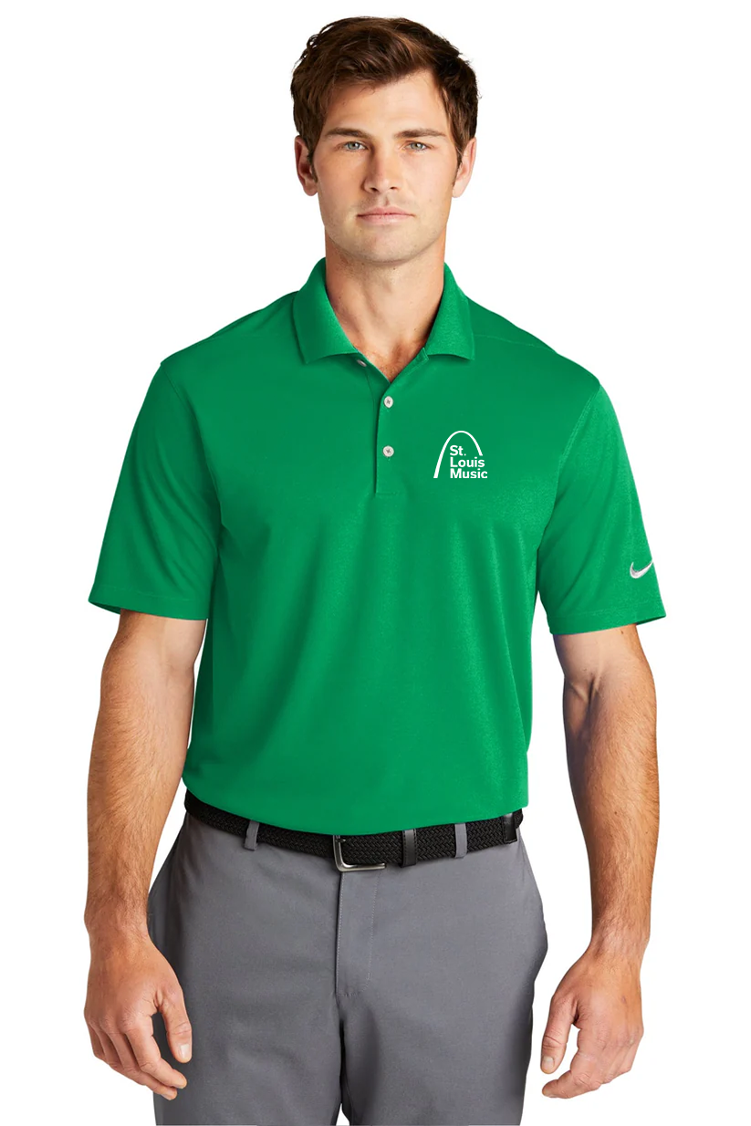 Nike Dri-FIT Polo, Lucid Green [St Louis Music]
